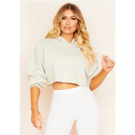 Missy Empire Cropped Hoody