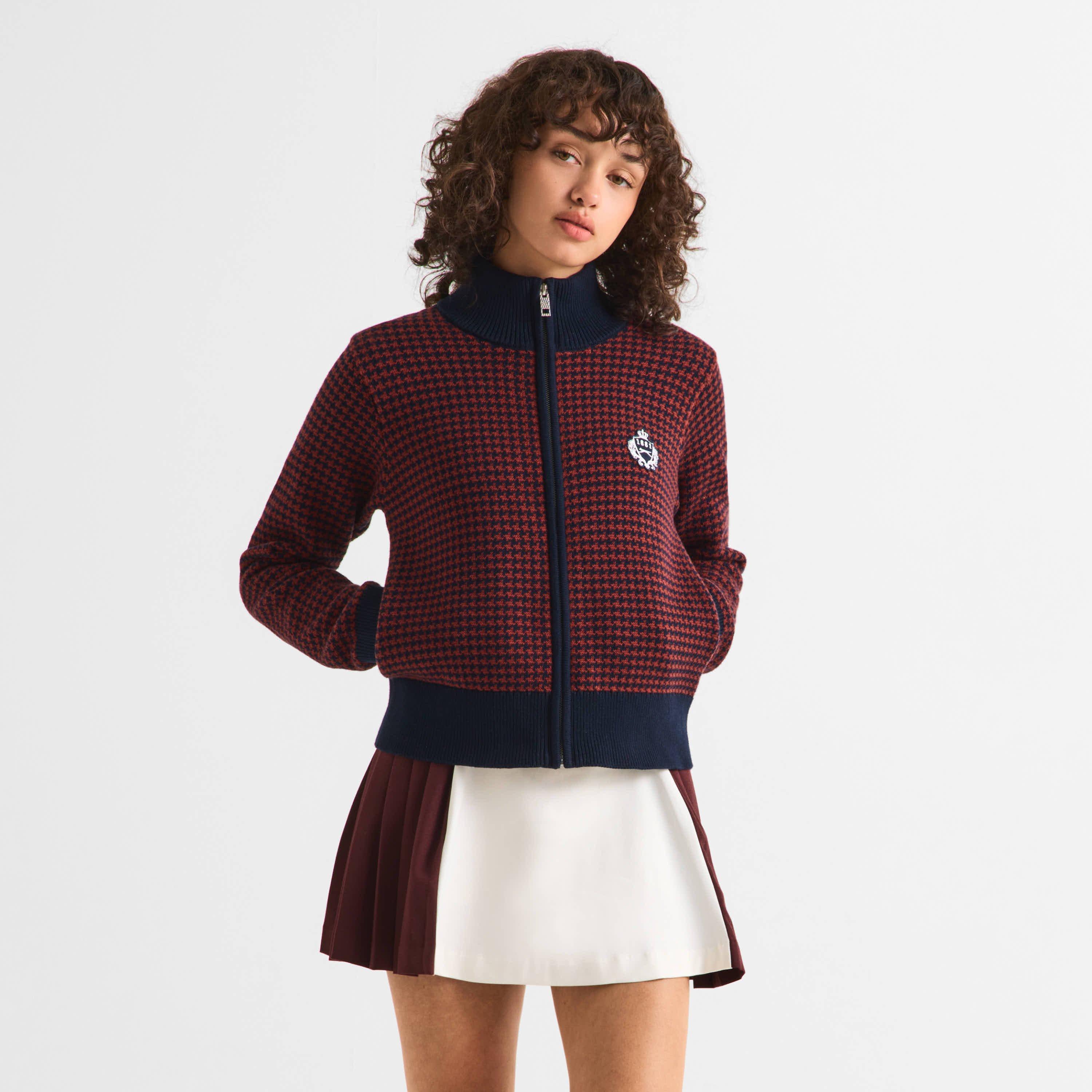 Burgundy - Slazenger Off-Court - Off-Court Women’s Last Orders Knitted Track Top - 3