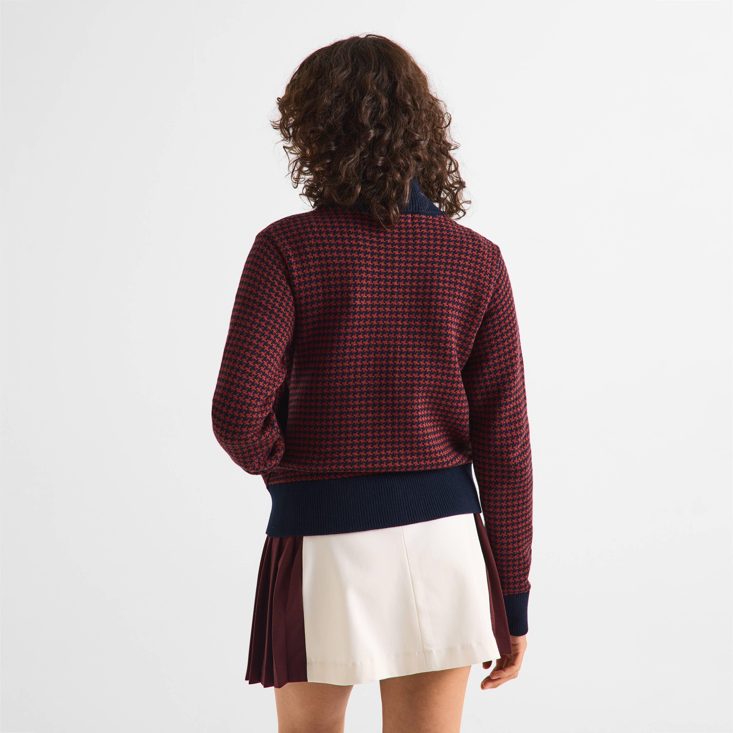 Burgundy - Slazenger Off-Court - Off-Court Women’s Last Orders Knitted Track Top - 4