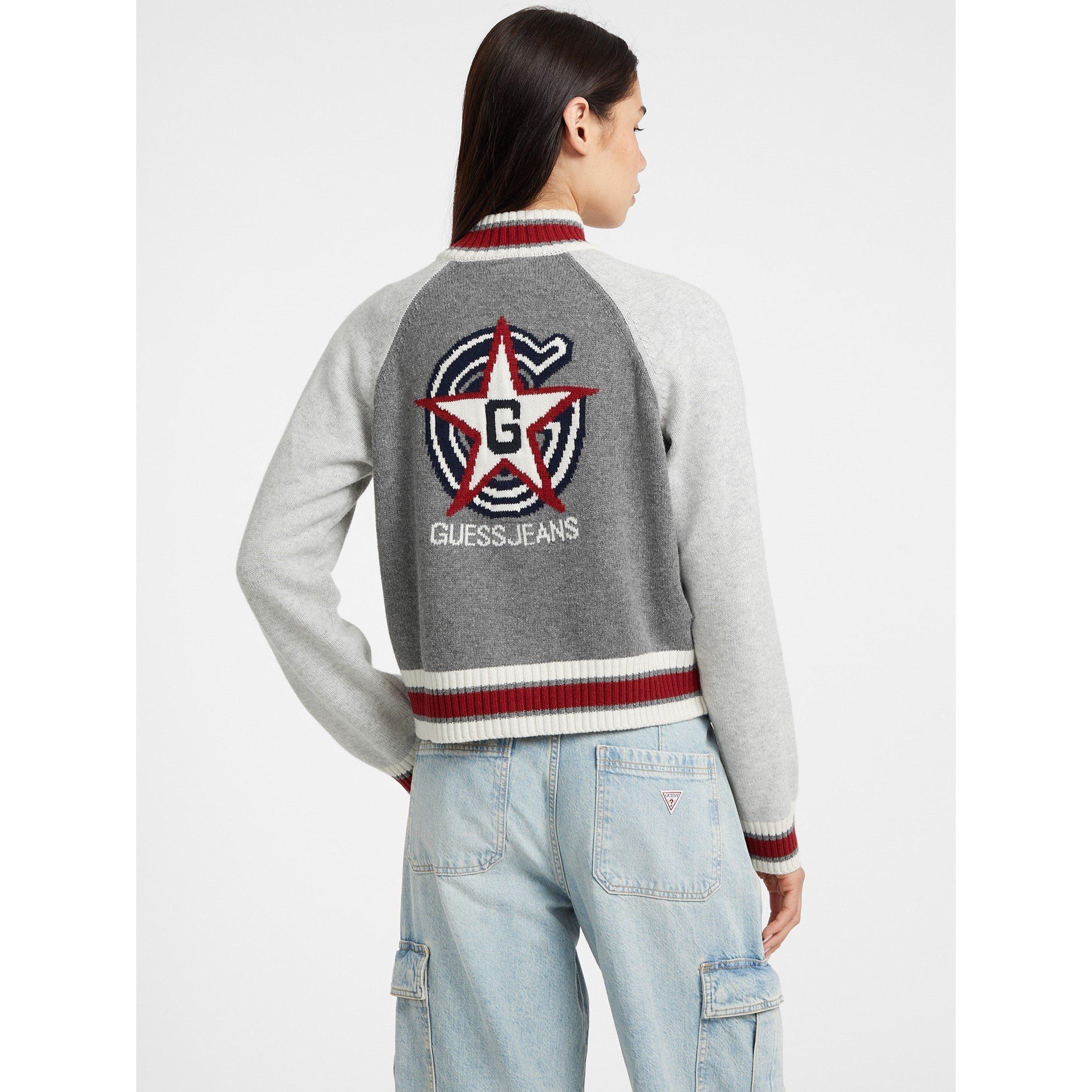 Cobblestone Hth - Guess - Guess Zip Intarsia Ld54 - 2