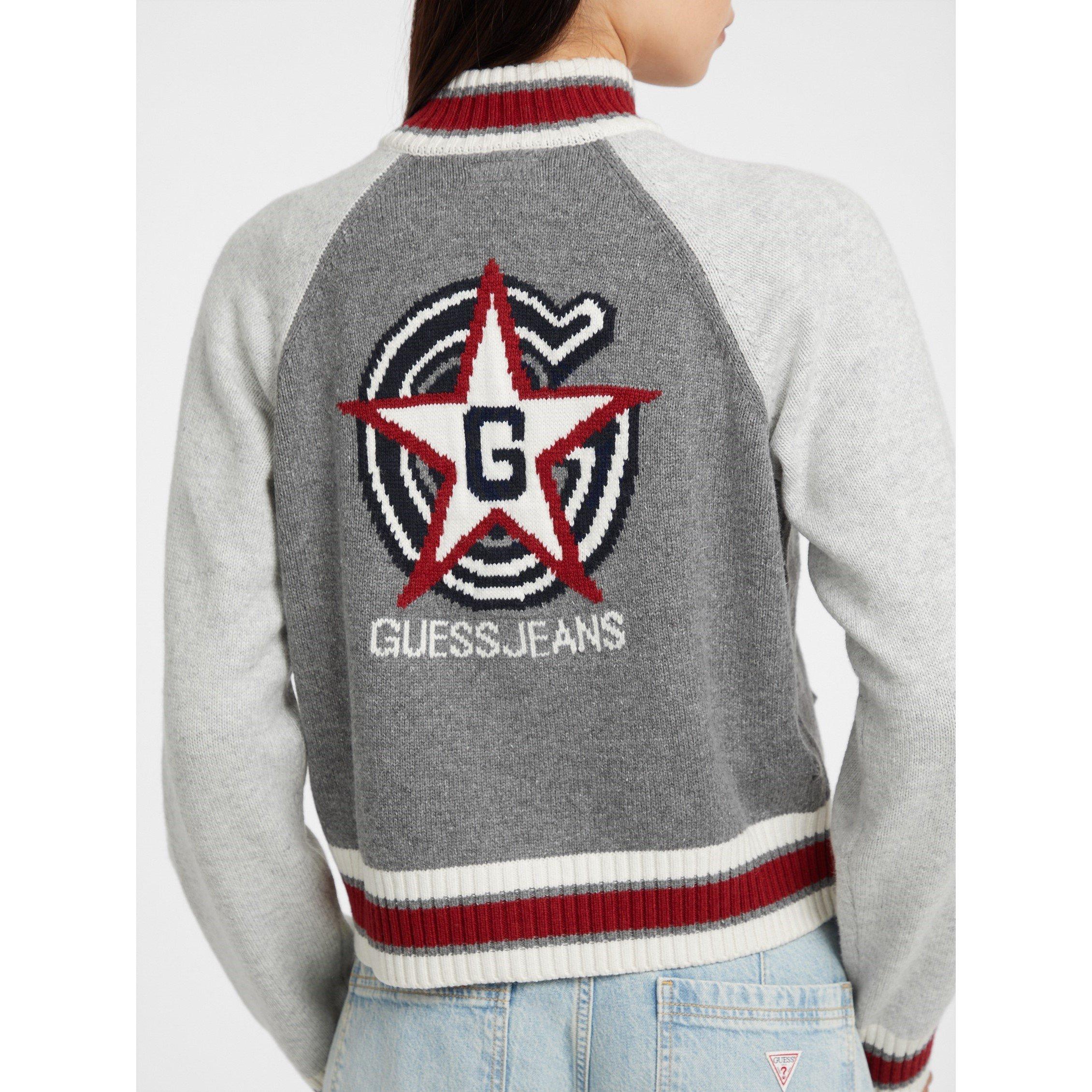 Cobblestone Hth - Guess - Guess Zip Intarsia Ld54 - 4