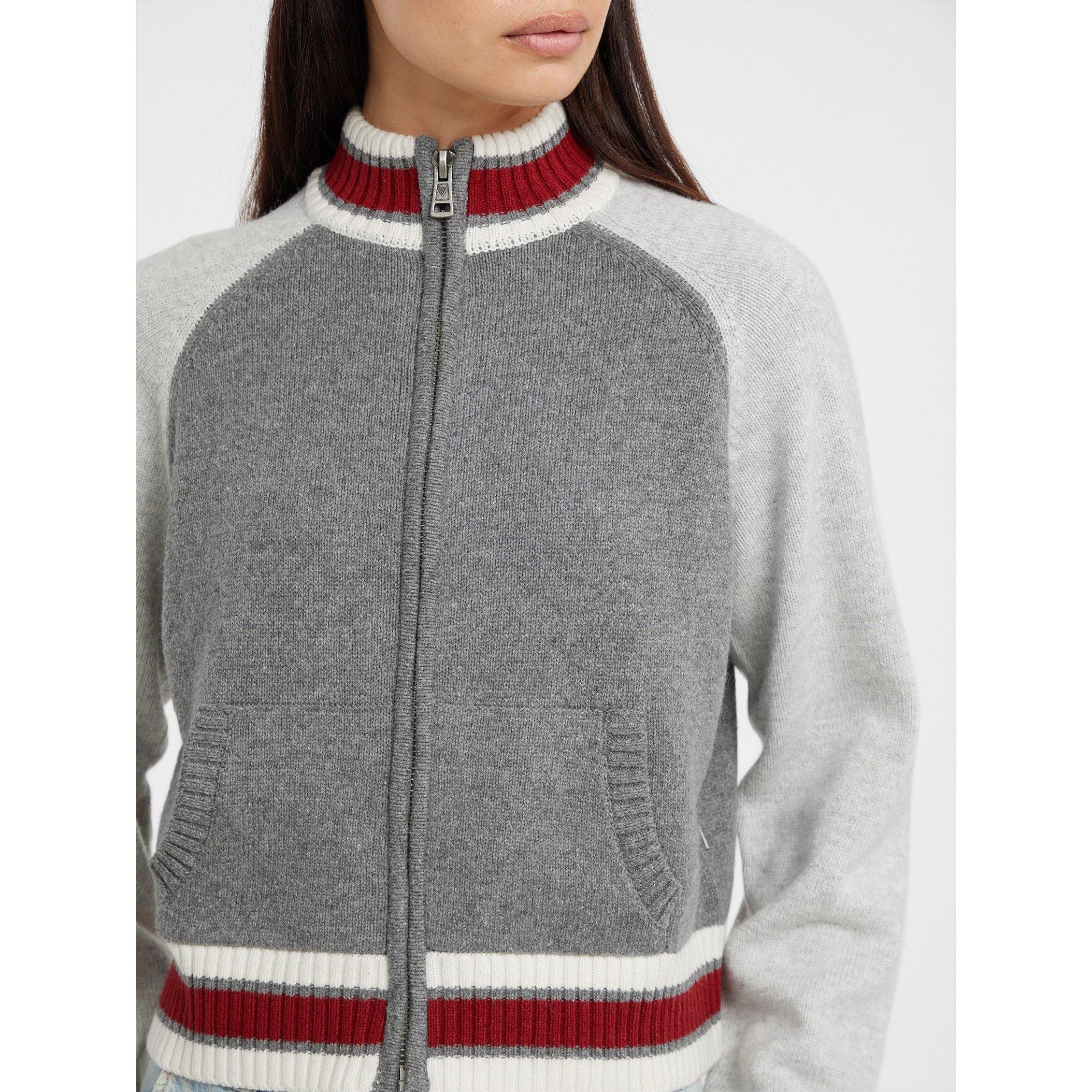 Cobblestone Hth - Guess - Guess Zip Intarsia Ld54 - 5