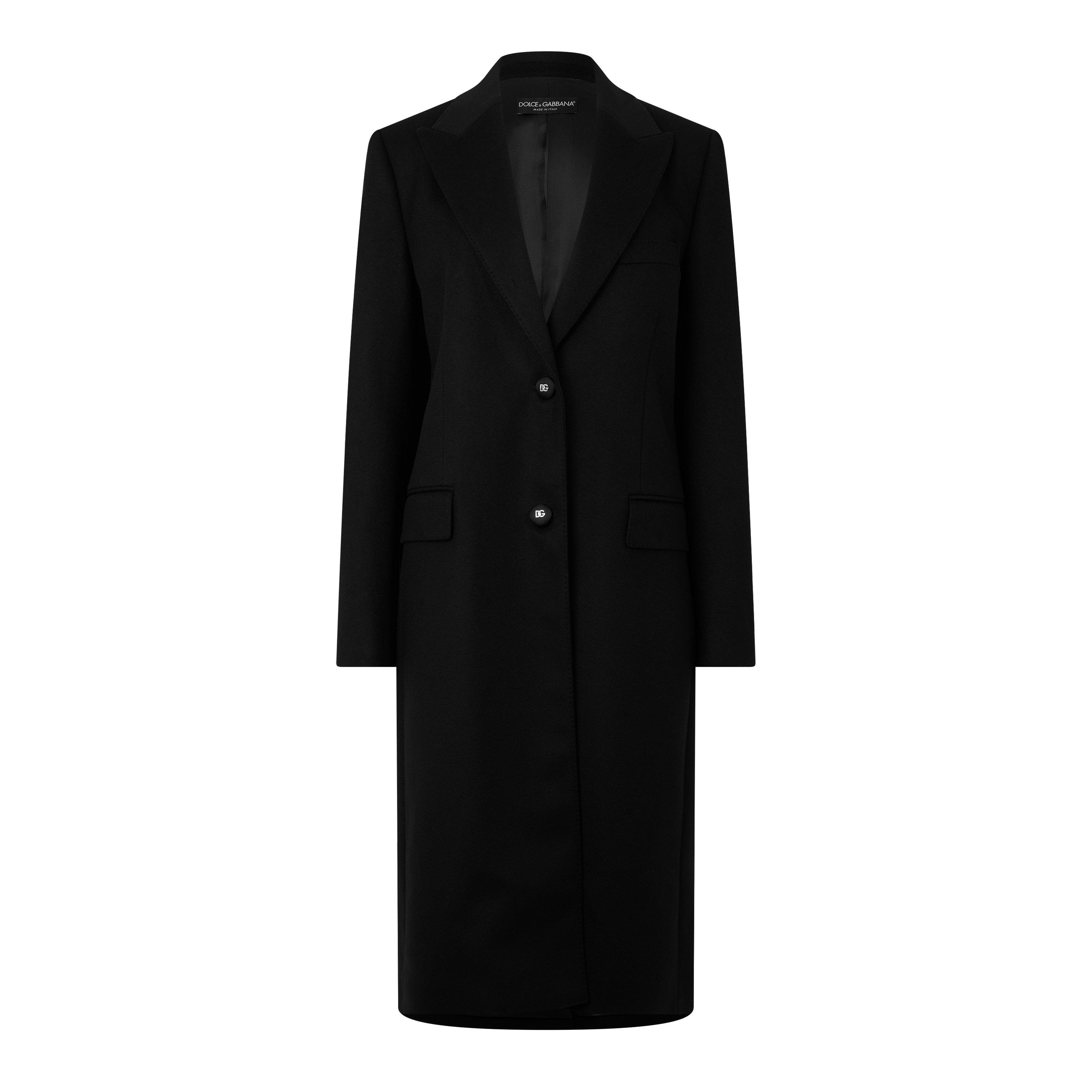 Nero - Dolce and Gabbana - DG Wool Coat Ld63 - 1