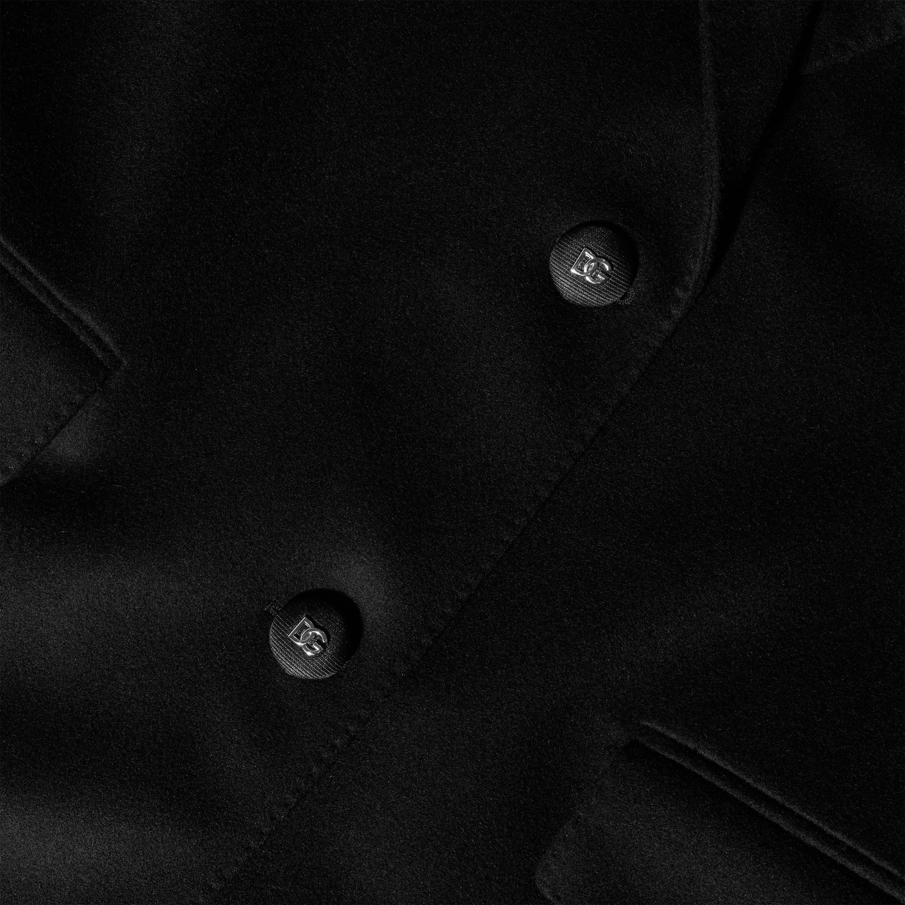 Nero - Dolce and Gabbana - DG Wool Coat Ld63 - 3