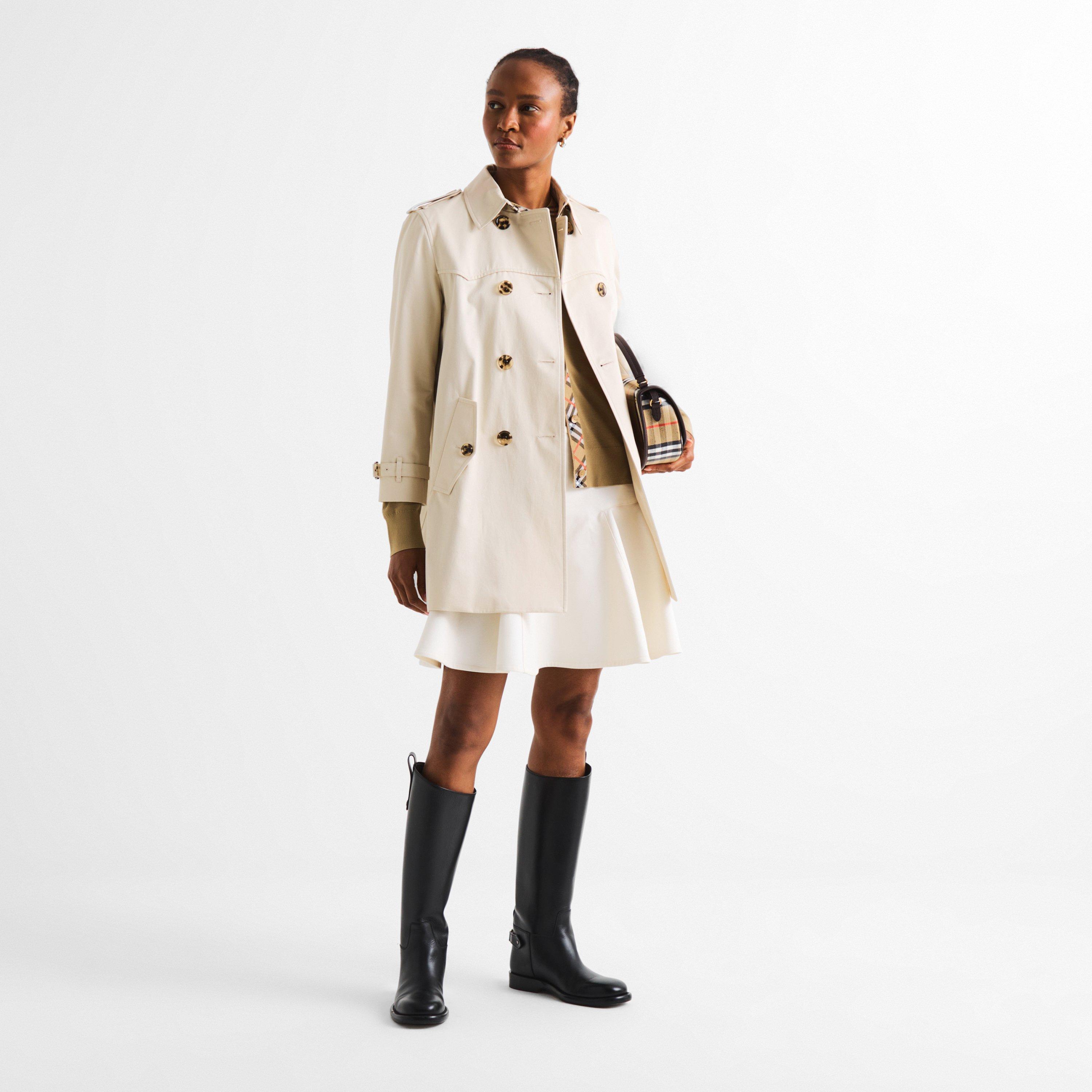Stone Beige - Burberry - Women's Trench Coat - 6
