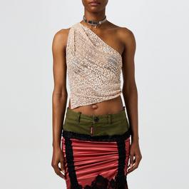 DSquared2 Asymmetric Sequined Top