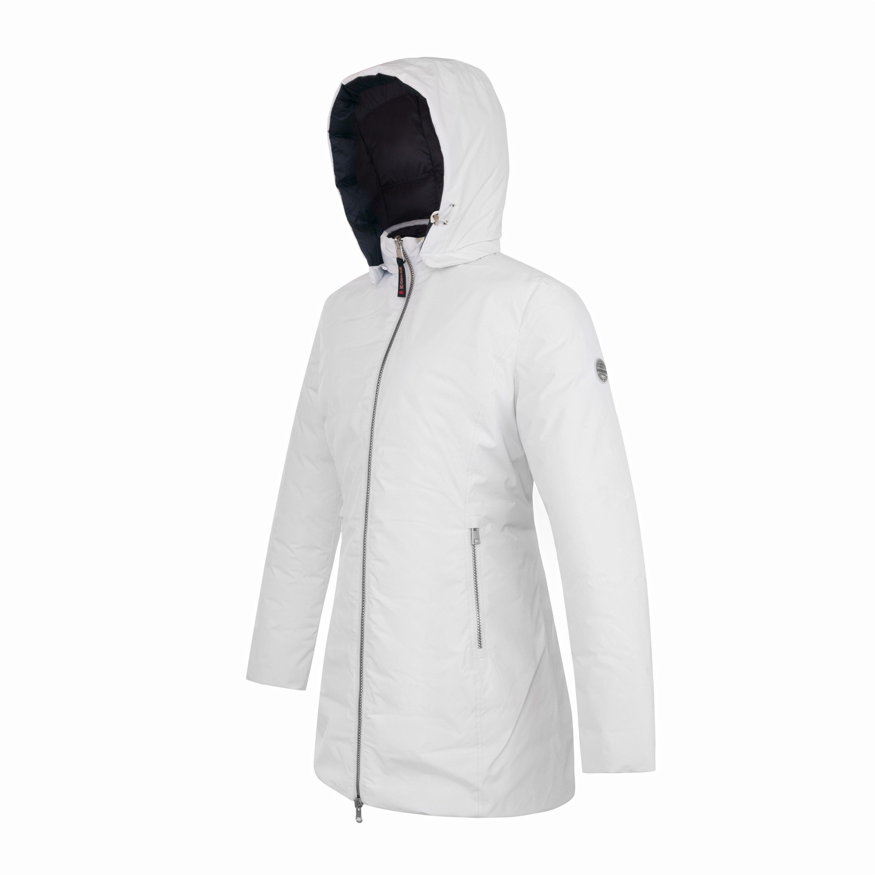 Bianco - Museum - Women's Reversible Long Puffer Jacket - 3