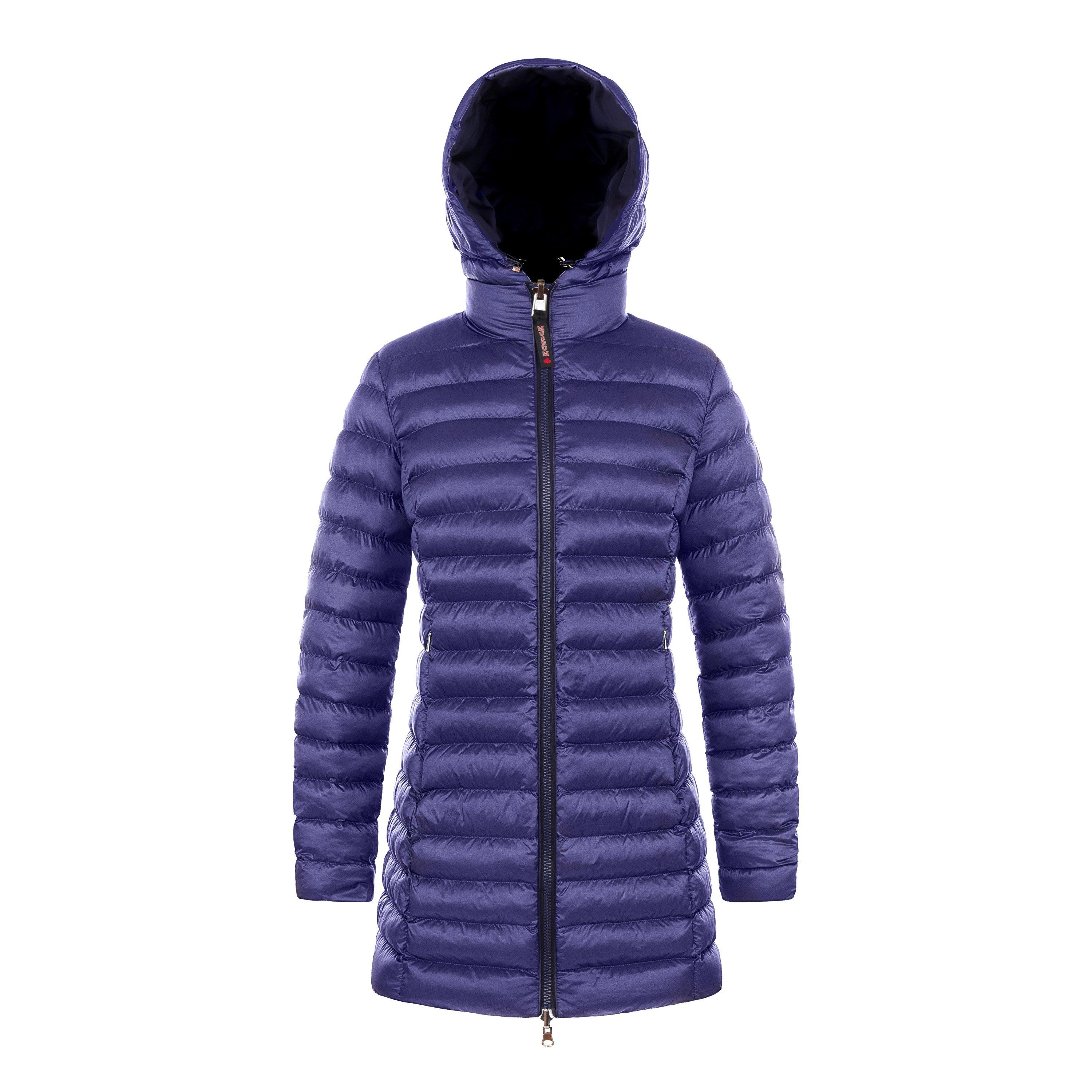 Peacoat - Museum - Women's Reversible Long Puffer Jacket - 5