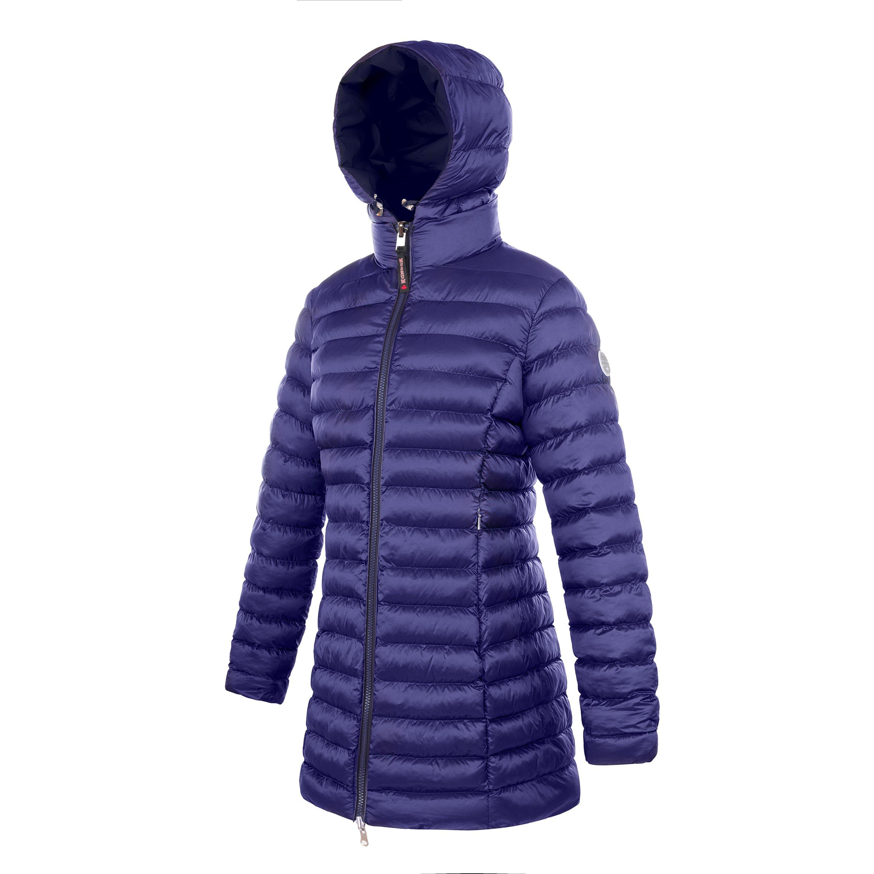 Peacoat - Museum - Women's Reversible Long Puffer Jacket - 7