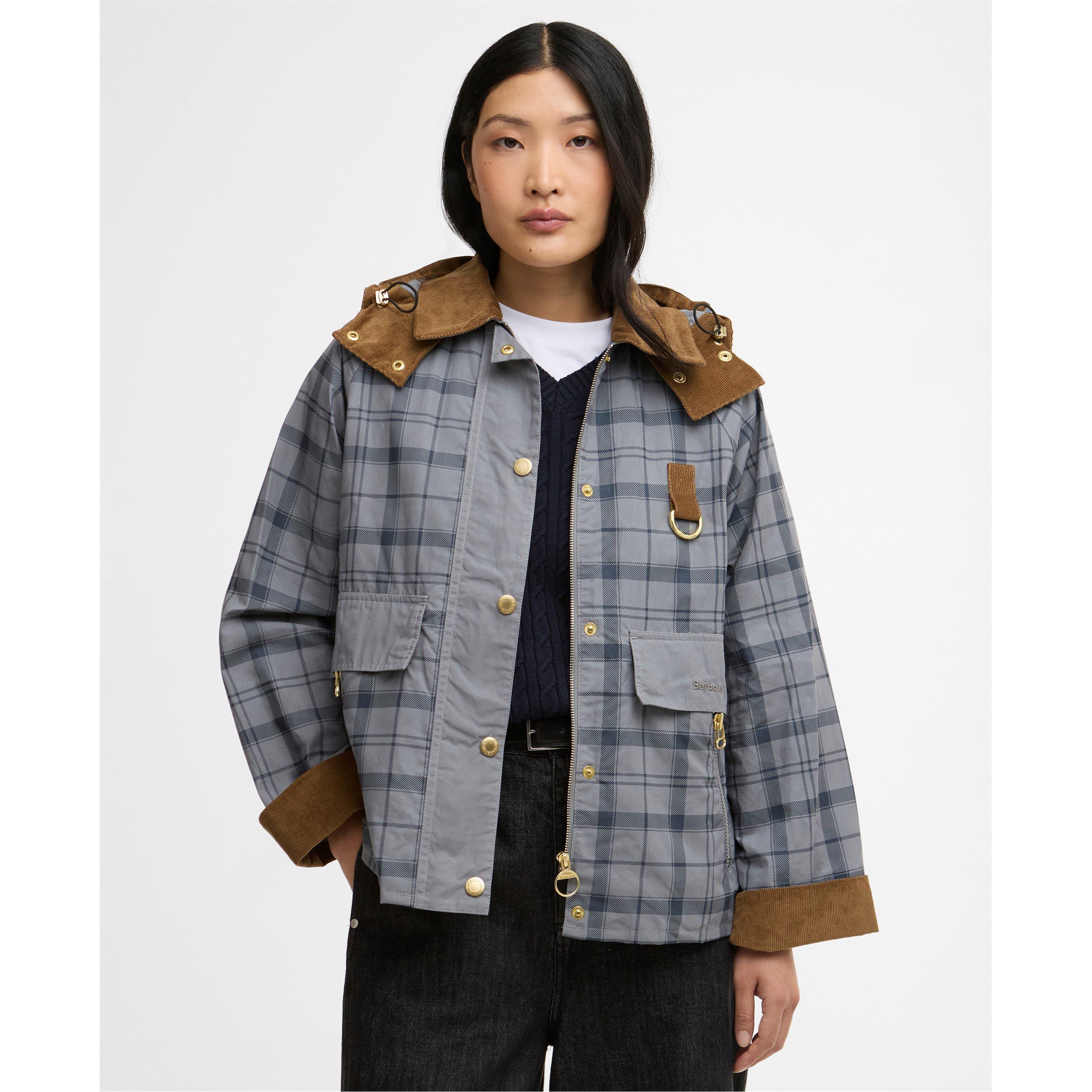 Grey Tartan - Barbour - Womens Carnforth Tartan Casual Jacket - 2