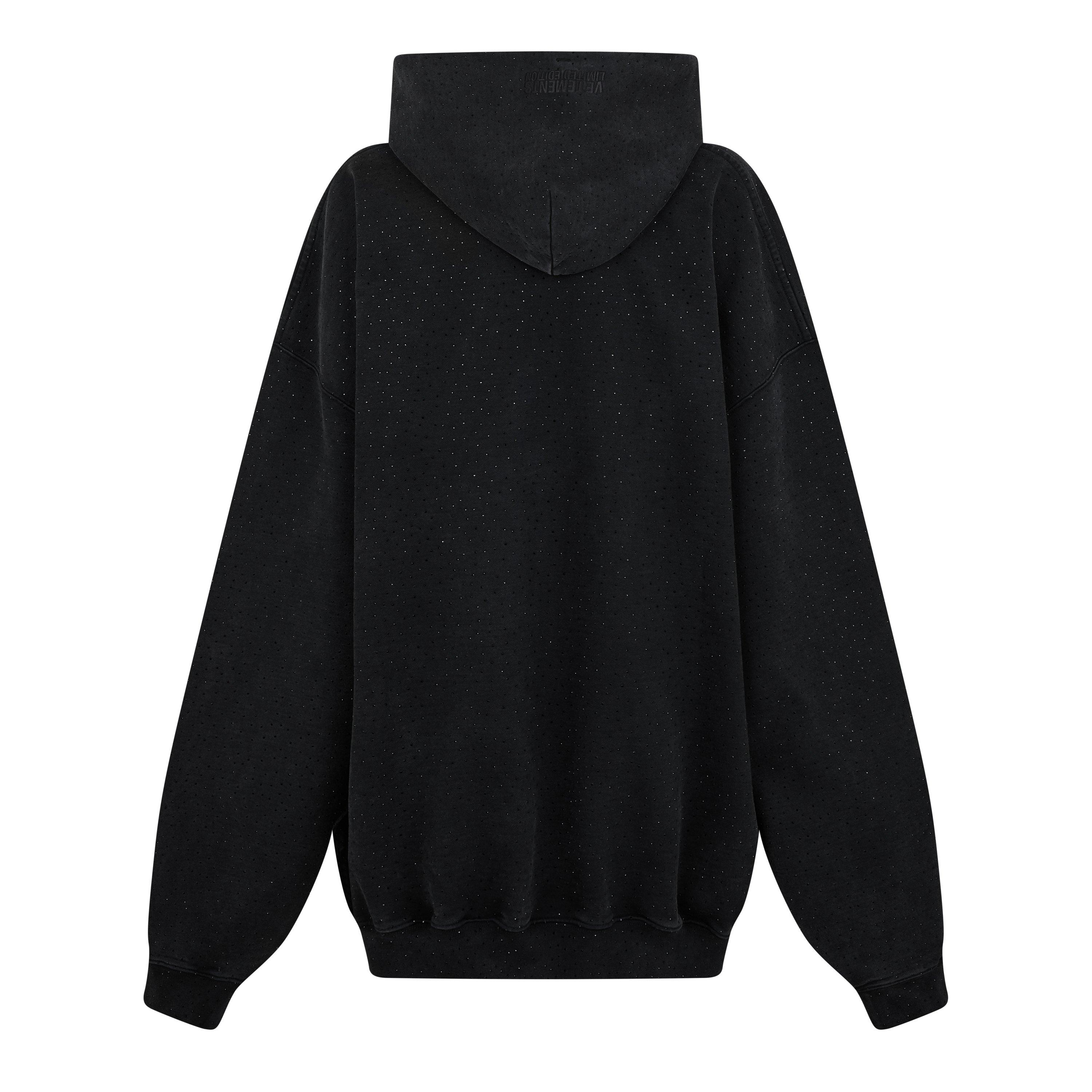 Black - VETEMENTS - Crystal Hoodie - 2