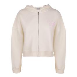 Firetrap Crop Zip Thru Hoodie Womens