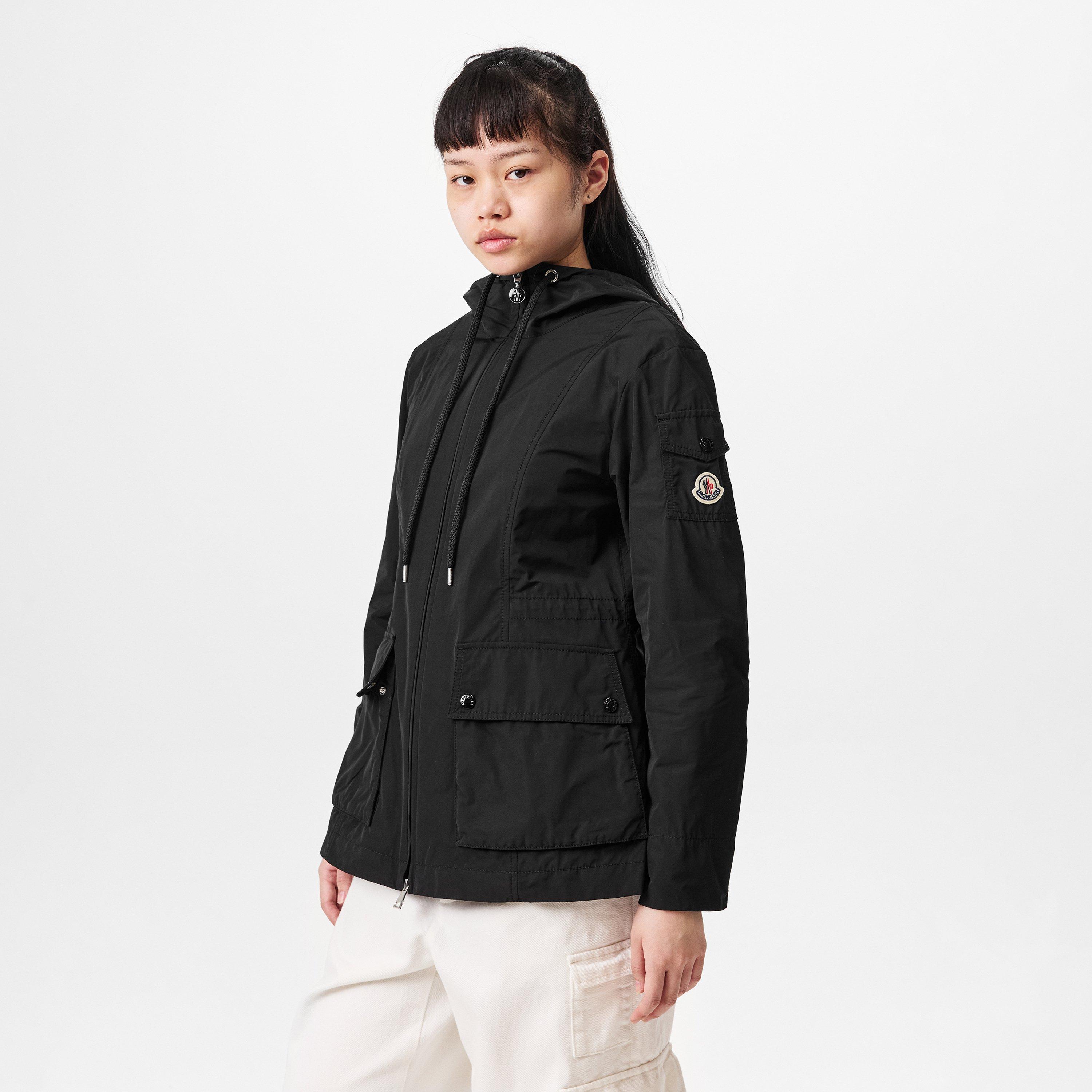 Black 999 - Moncler - Women's Leandro Hooded Long Sleeve 3 Pockets Parka - 3