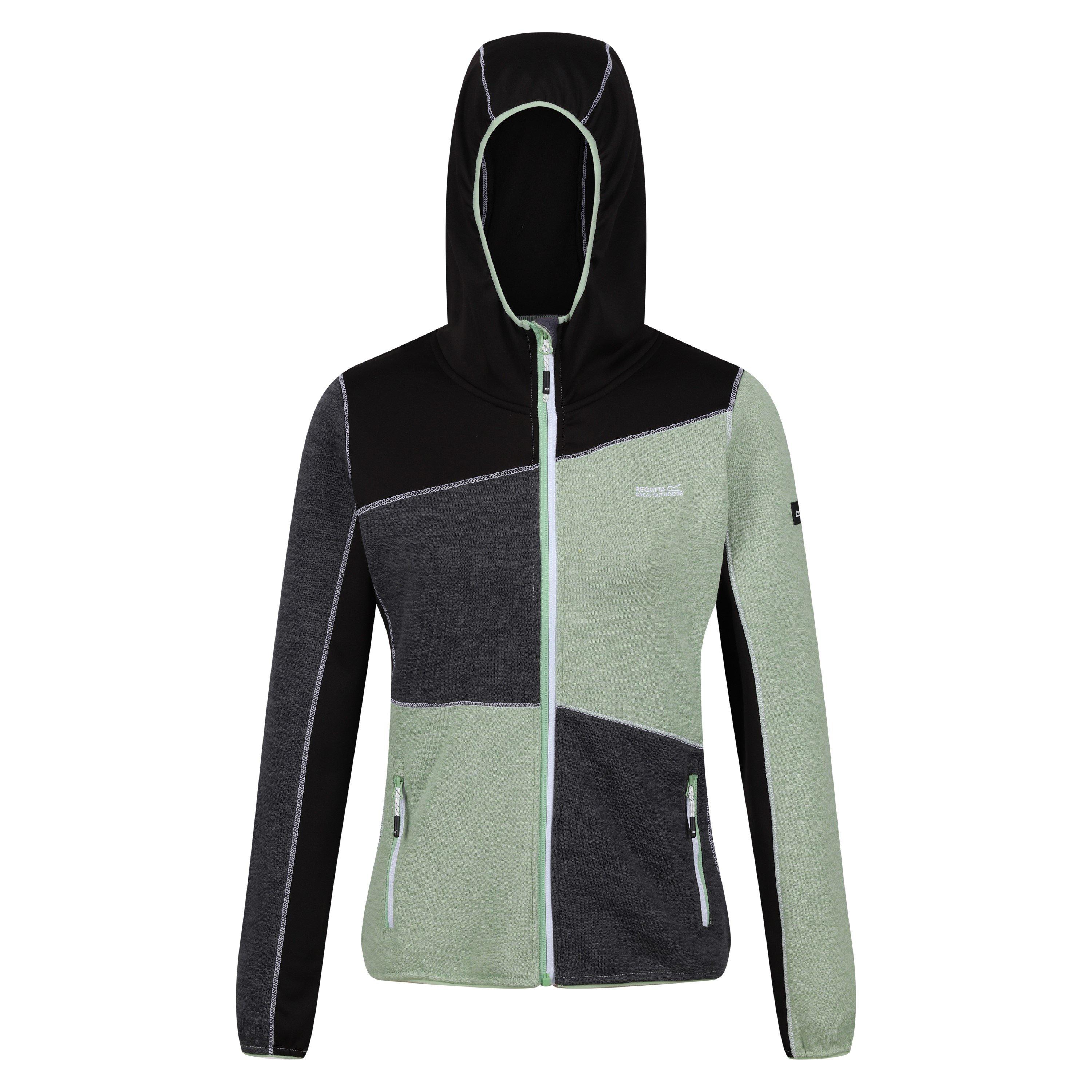 Regatta Women's Walbury Full-Zip Fleece - Quigrn/Slgry - 18 (2XL)