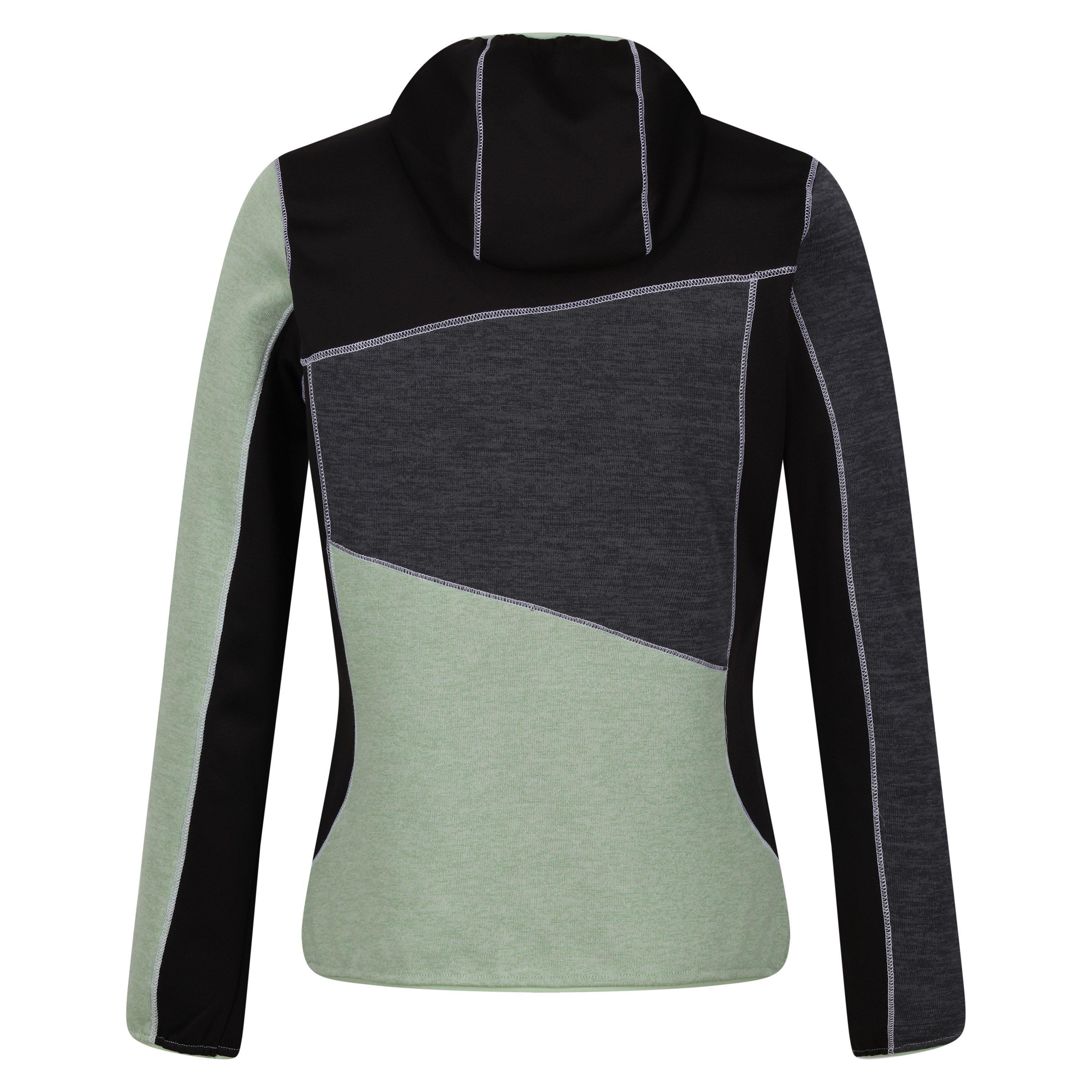 QuiGrn/SlGry - Regatta - Women's Walbury Full-Zip Fleece - 2