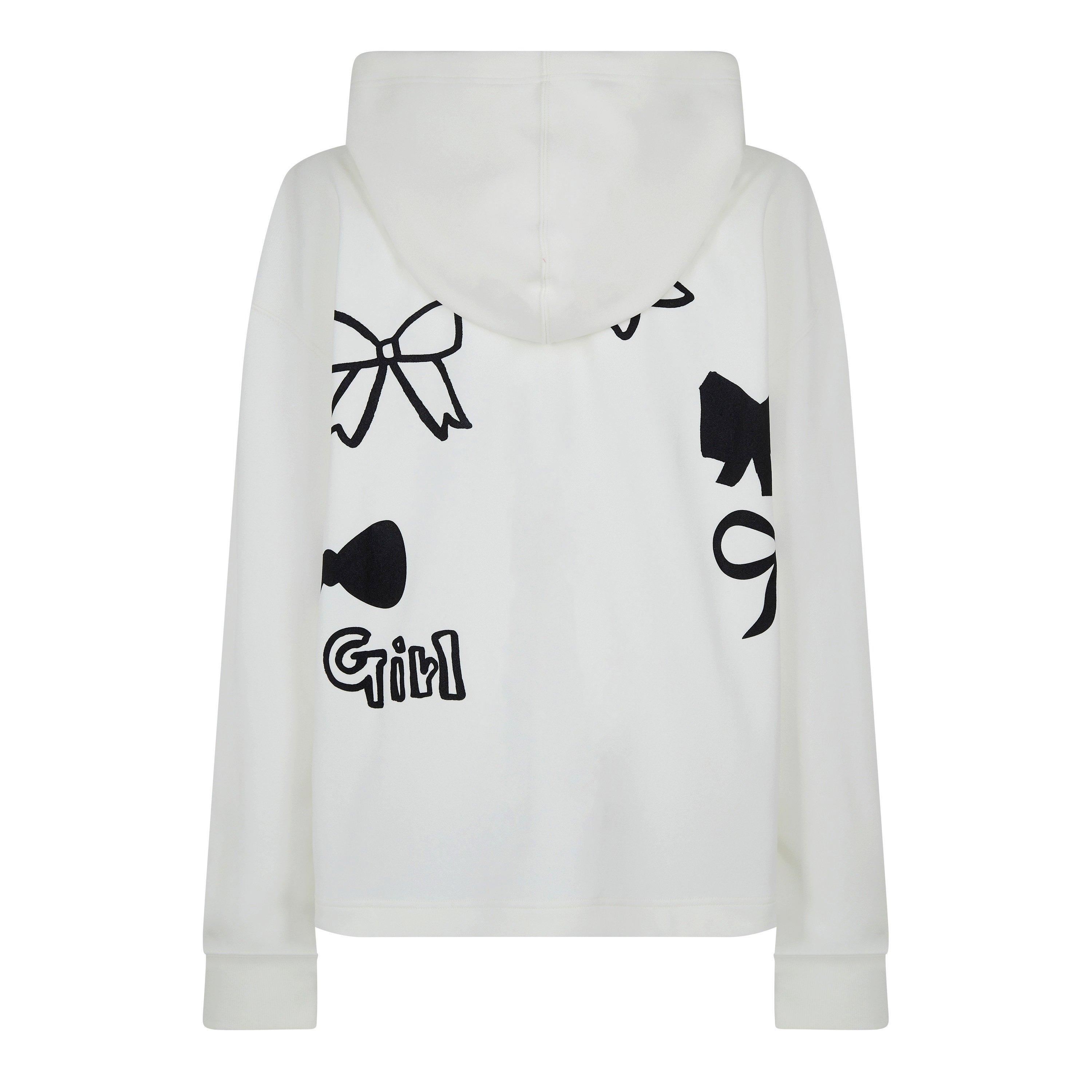 Comme des Garcons Girl Graphic Print Drawstring Hoodie OTH Hoodies Cruise Fashion