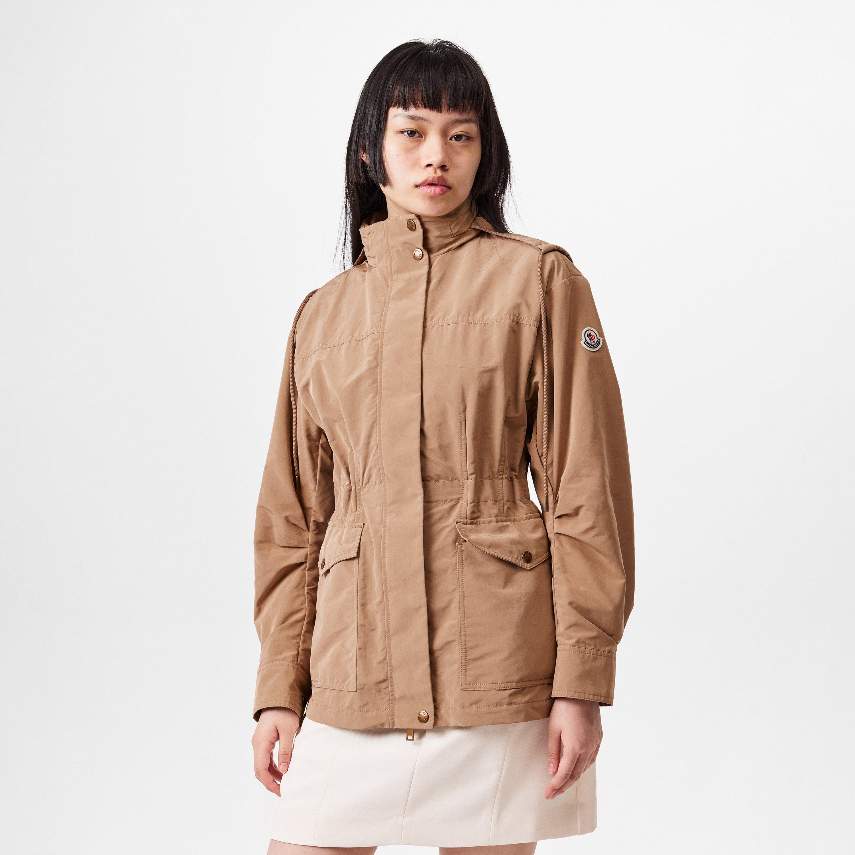 Beige 22G - Moncler - Women's Nades Detachable Hood Full Zip Parka - 3