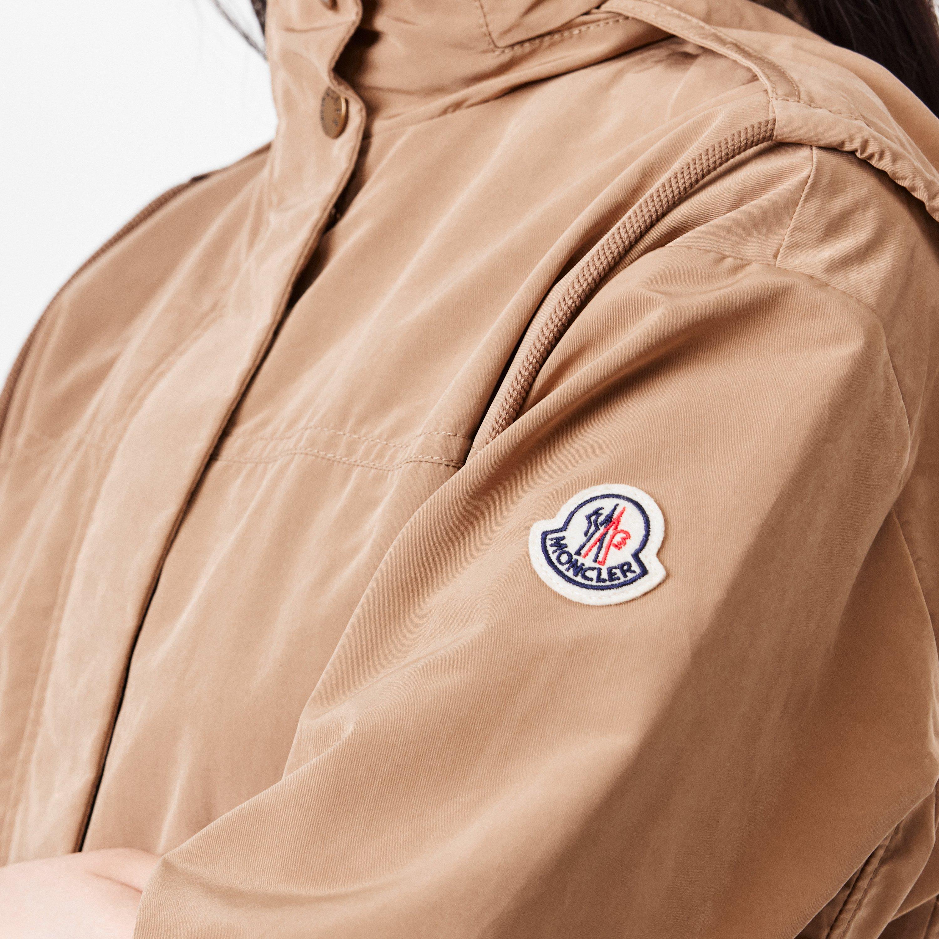 Beige 22G - Moncler - Women's Nades Detachable Hood Full Zip Parka - 5