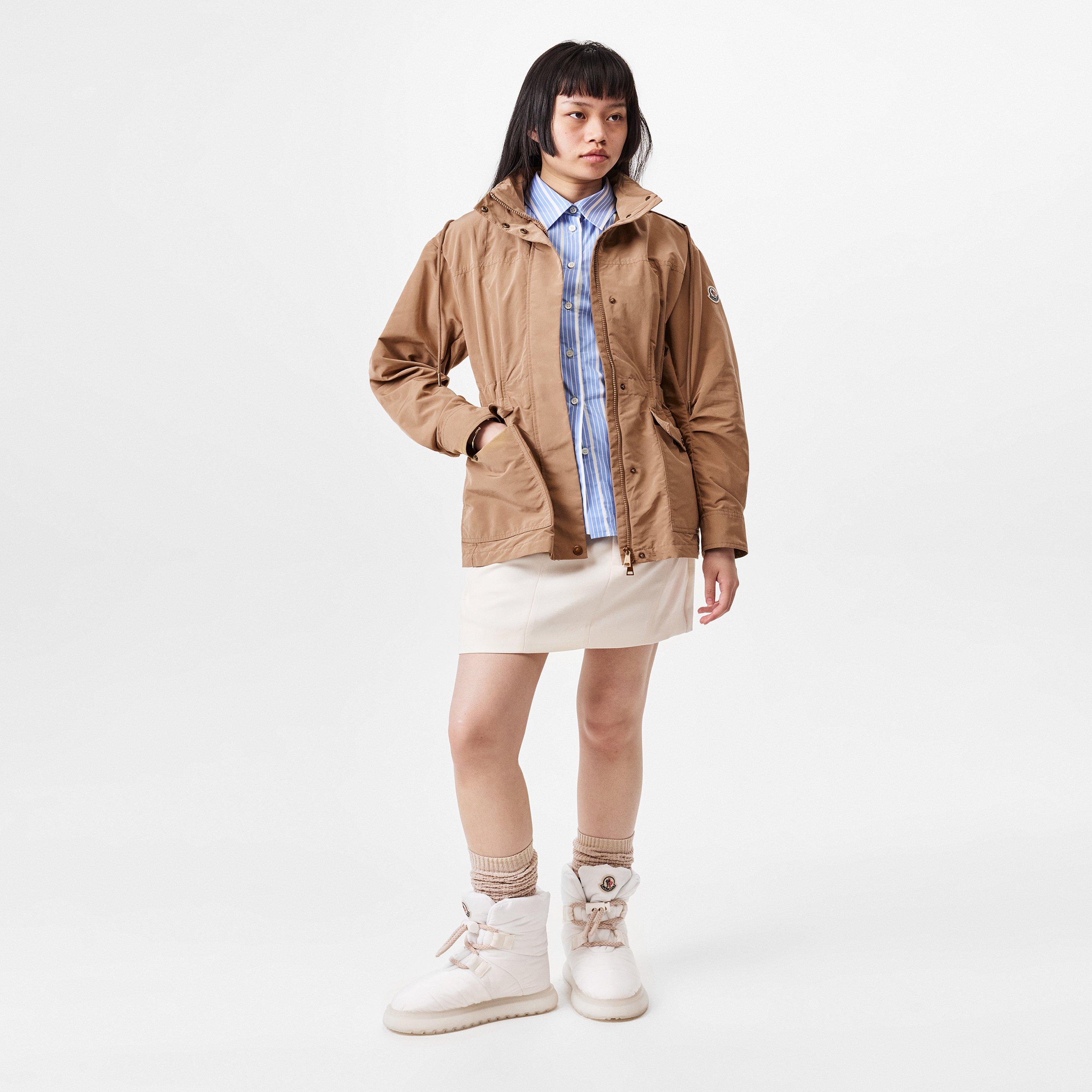 Moncler Women's Nades Detachable Hood Full Zip Parka | Cruise Fashion