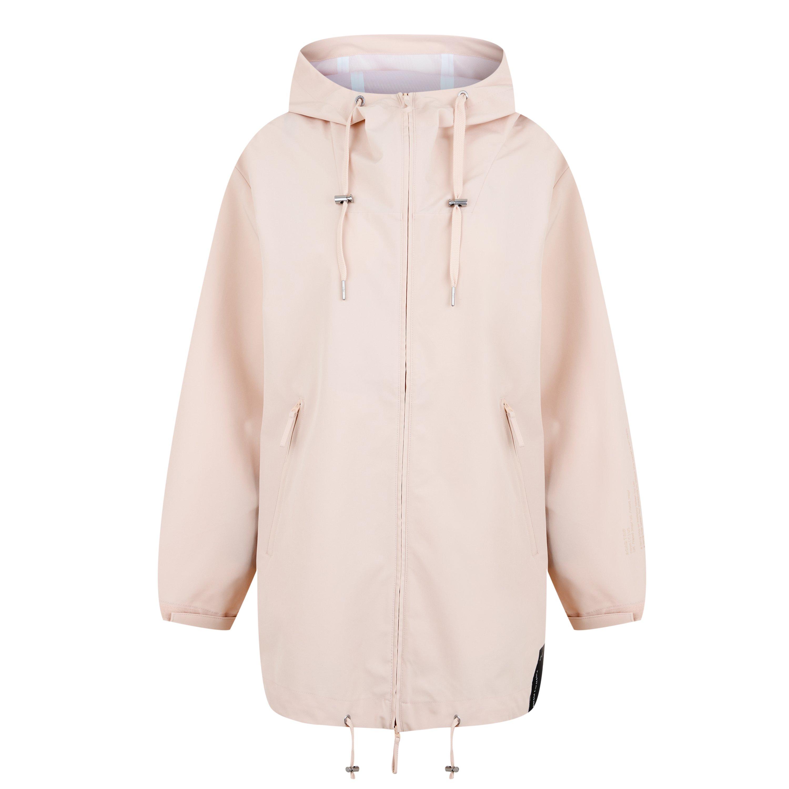 Pink - Armani Exchange - Women's DWR Hooded Rain Anorak - 1