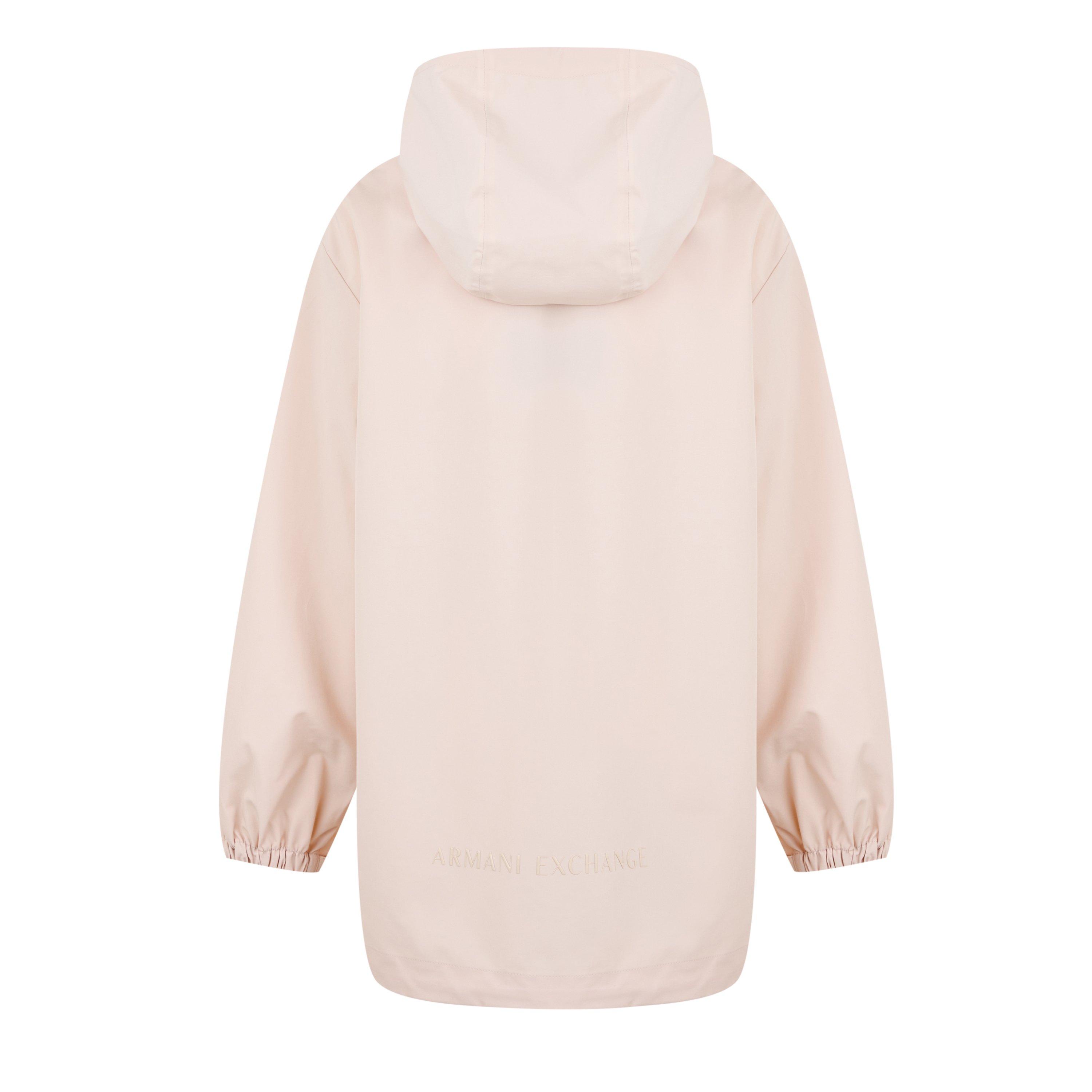 Pink - Armani Exchange - Women's DWR Hooded Rain Anorak - 2