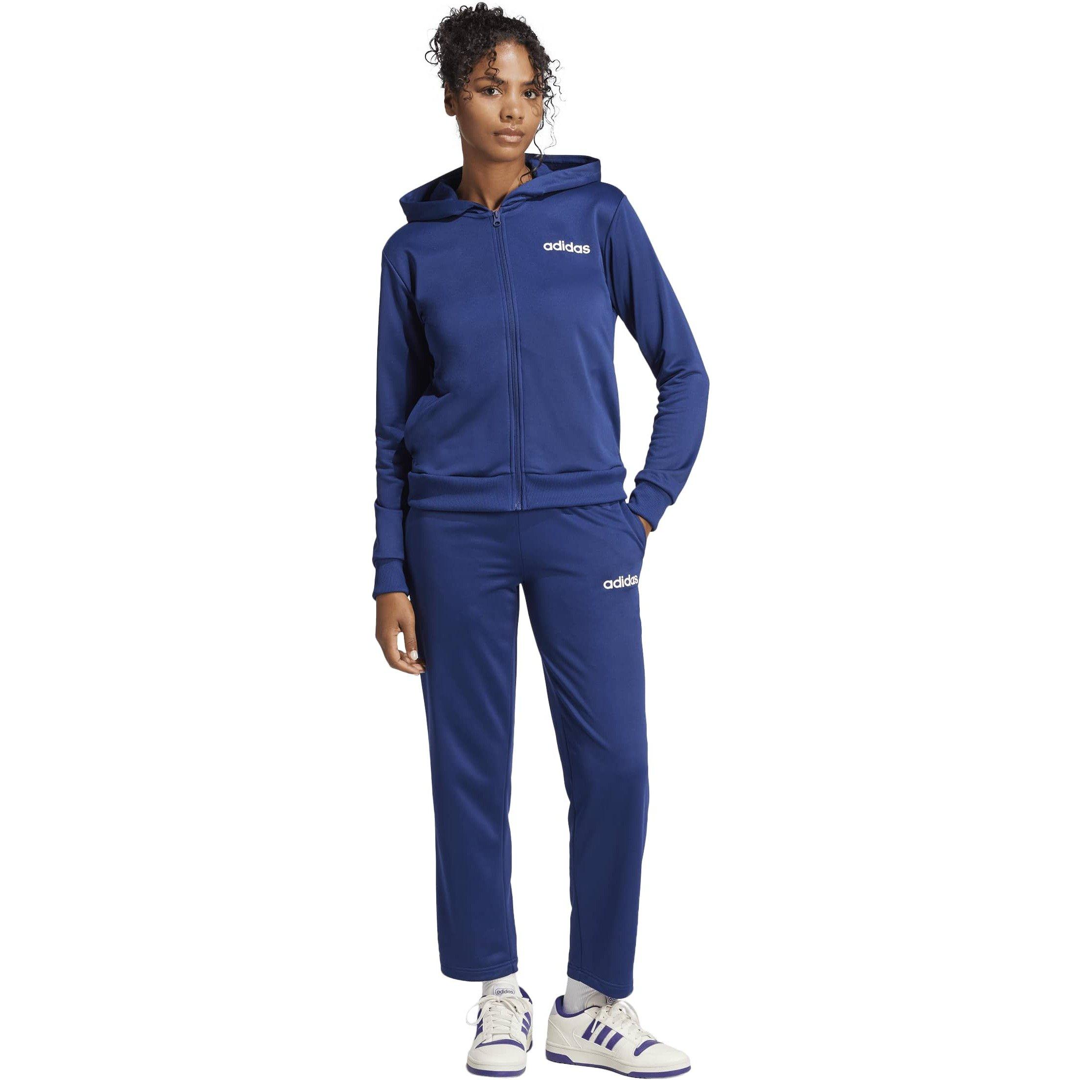 Dunkelblau - adidas - Linear Tracksuit Womens - 2
