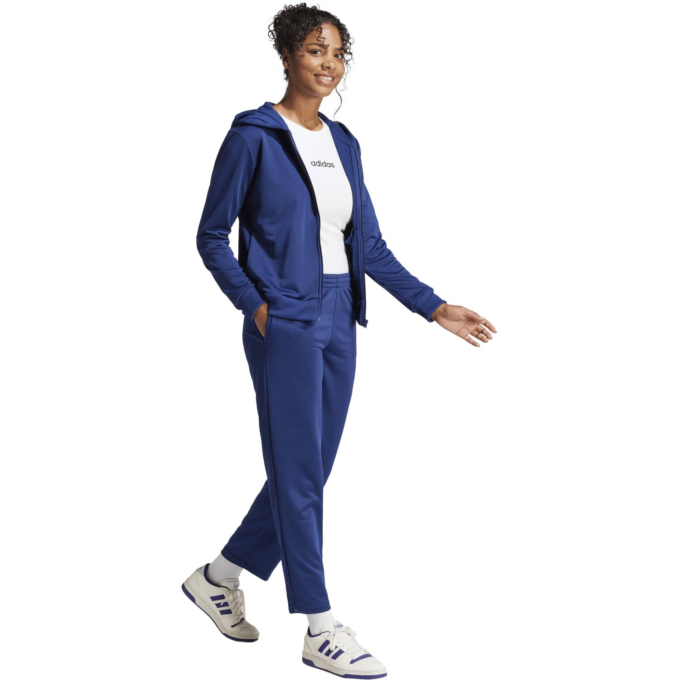 Dunkelblau - adidas - Linear Tracksuit Womens - 7