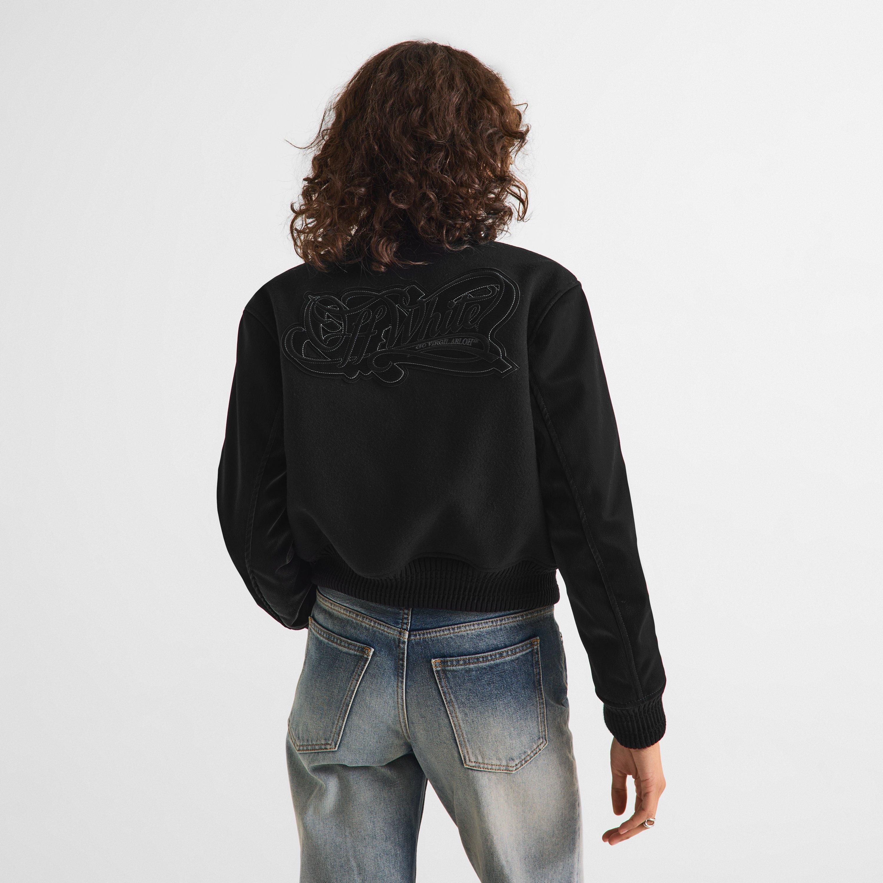 Black - Off White - Off Velvet Varsity Ld63 - 4