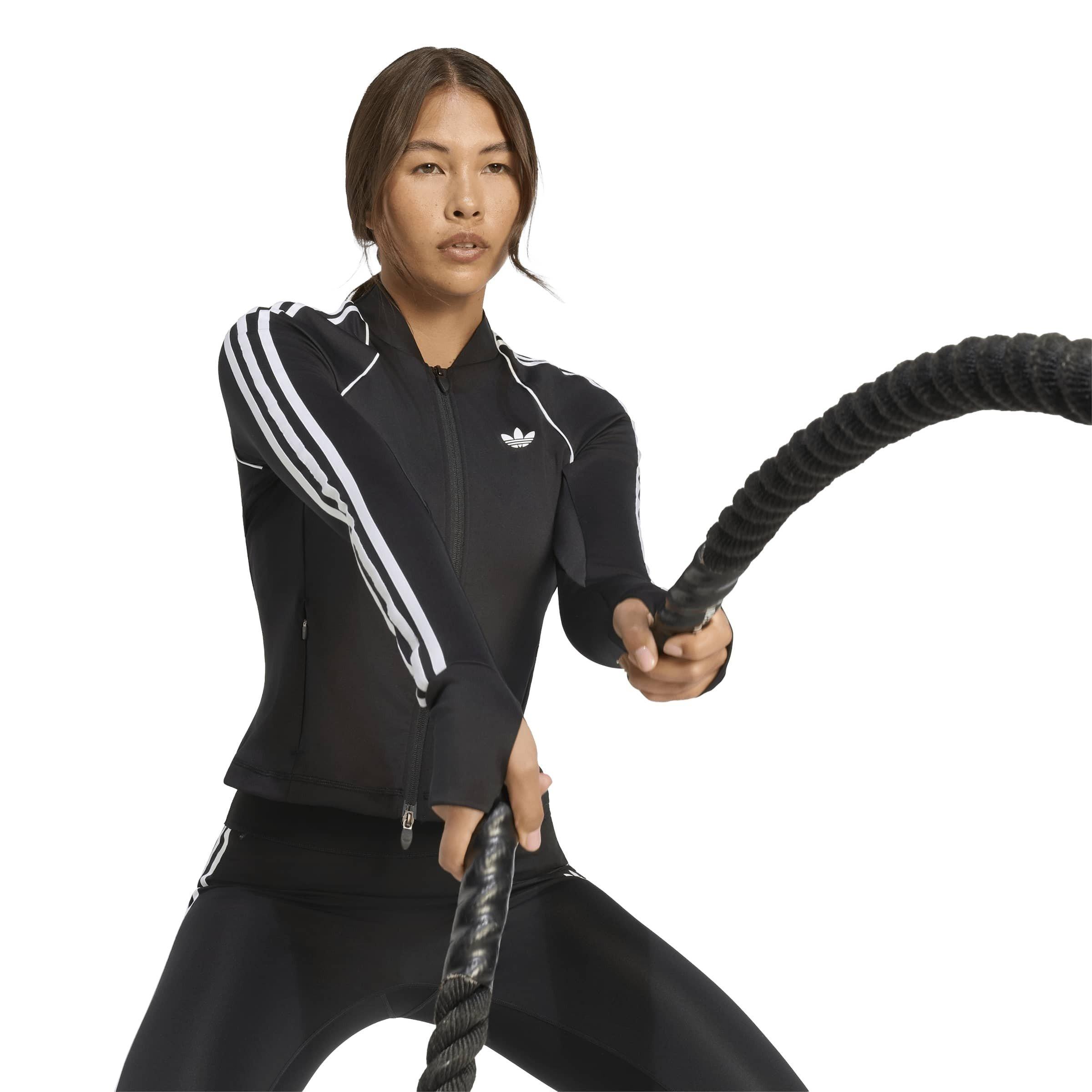 Crno/Bijelo - adidas - Adidas Originals Sport Midlayer Womens - 4