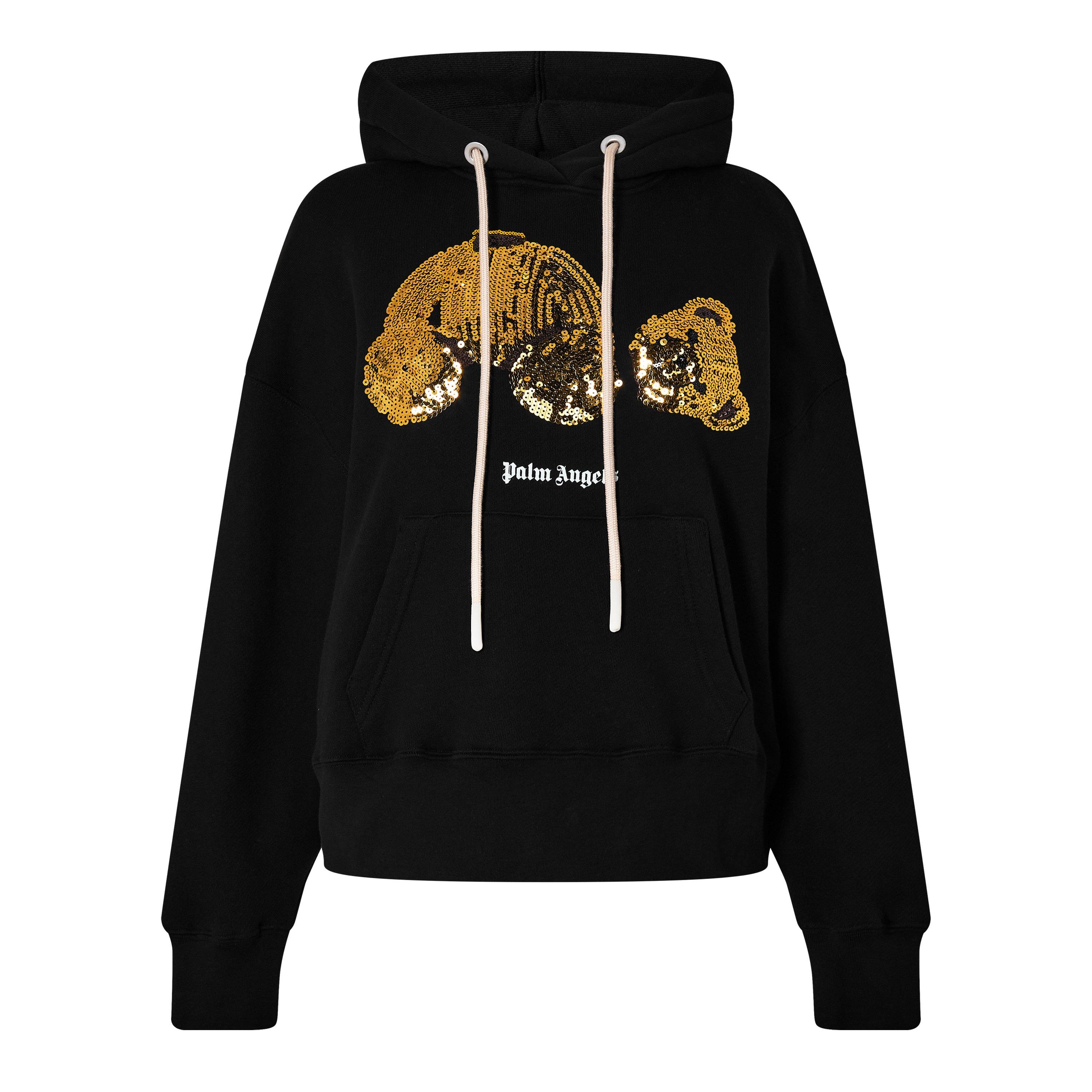 Palm Angels Sequin Bear Hoodie OTH Hoodies USC