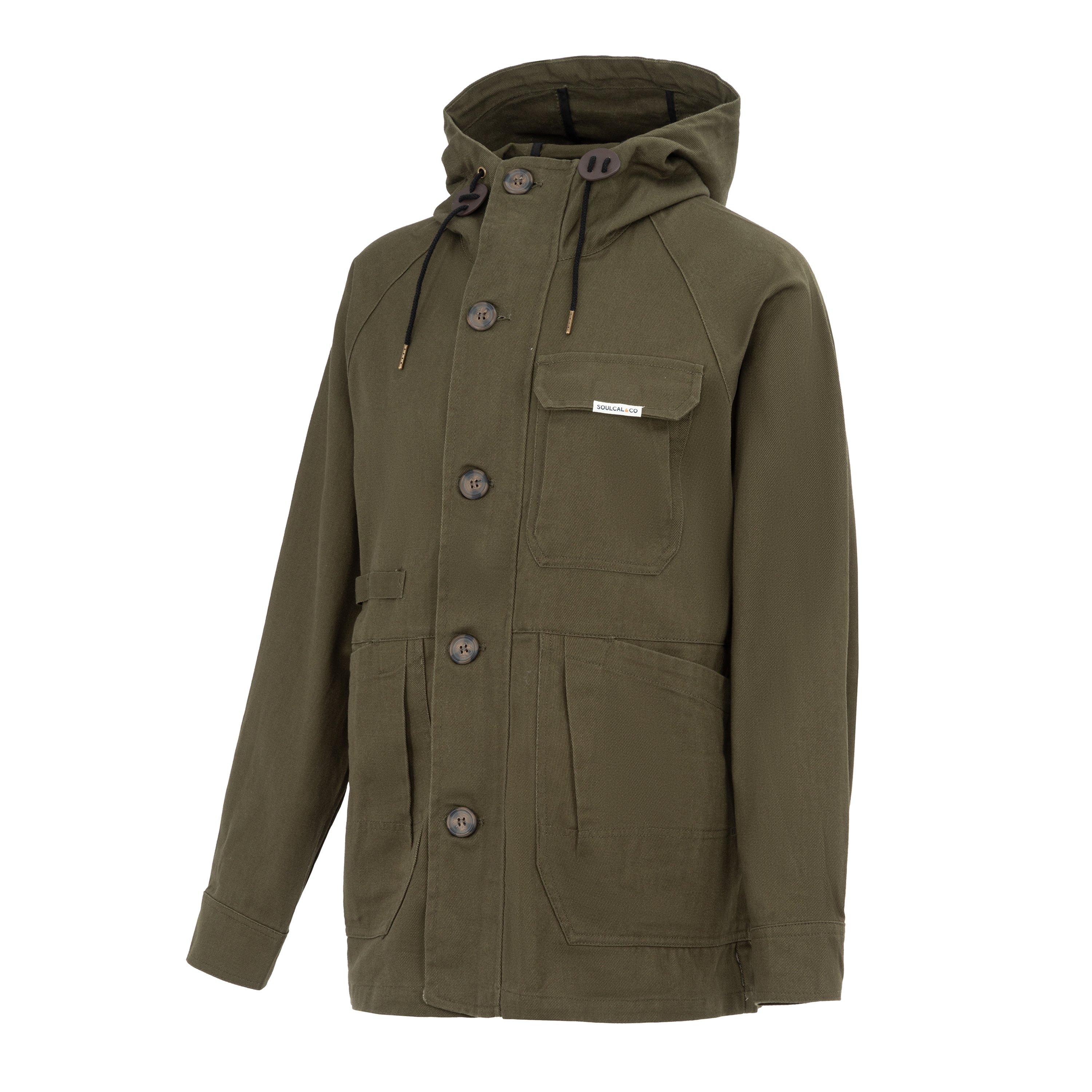 Khaki - SoulCal - Parka Women Jacket - 3