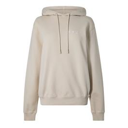 Off White Women's Logo Hoodie, Rubberised Logo