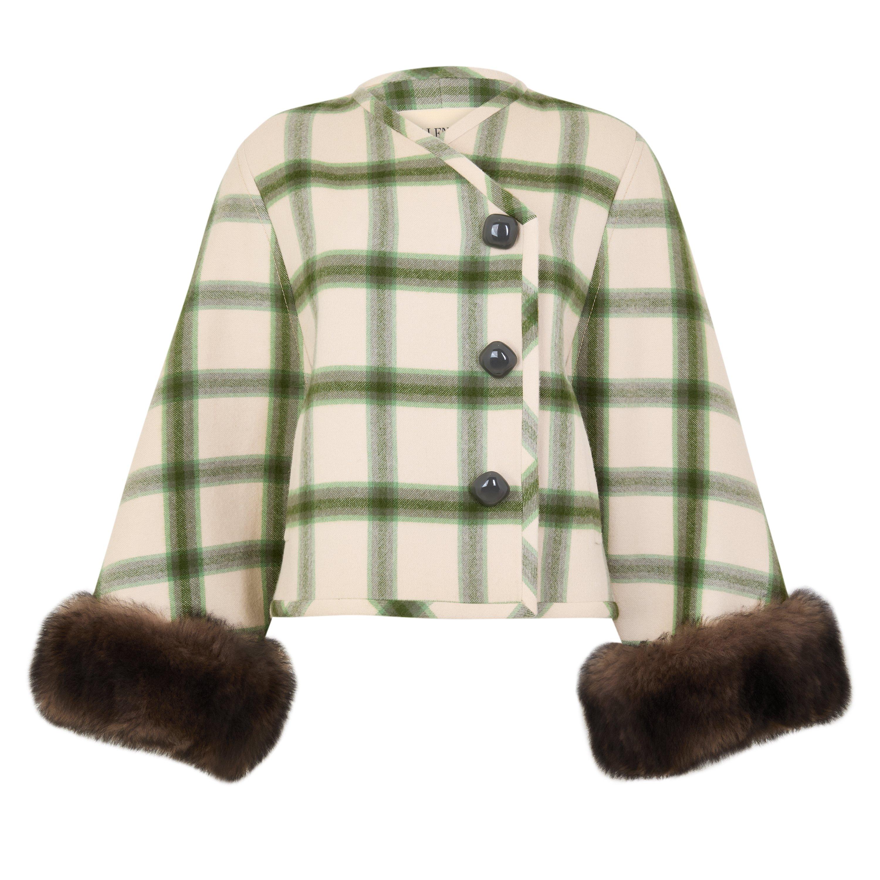Bagnila/Verde - Valentino - Val Check Coat Ld64 - 1