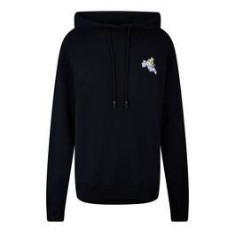 Off White Flower Hoodie