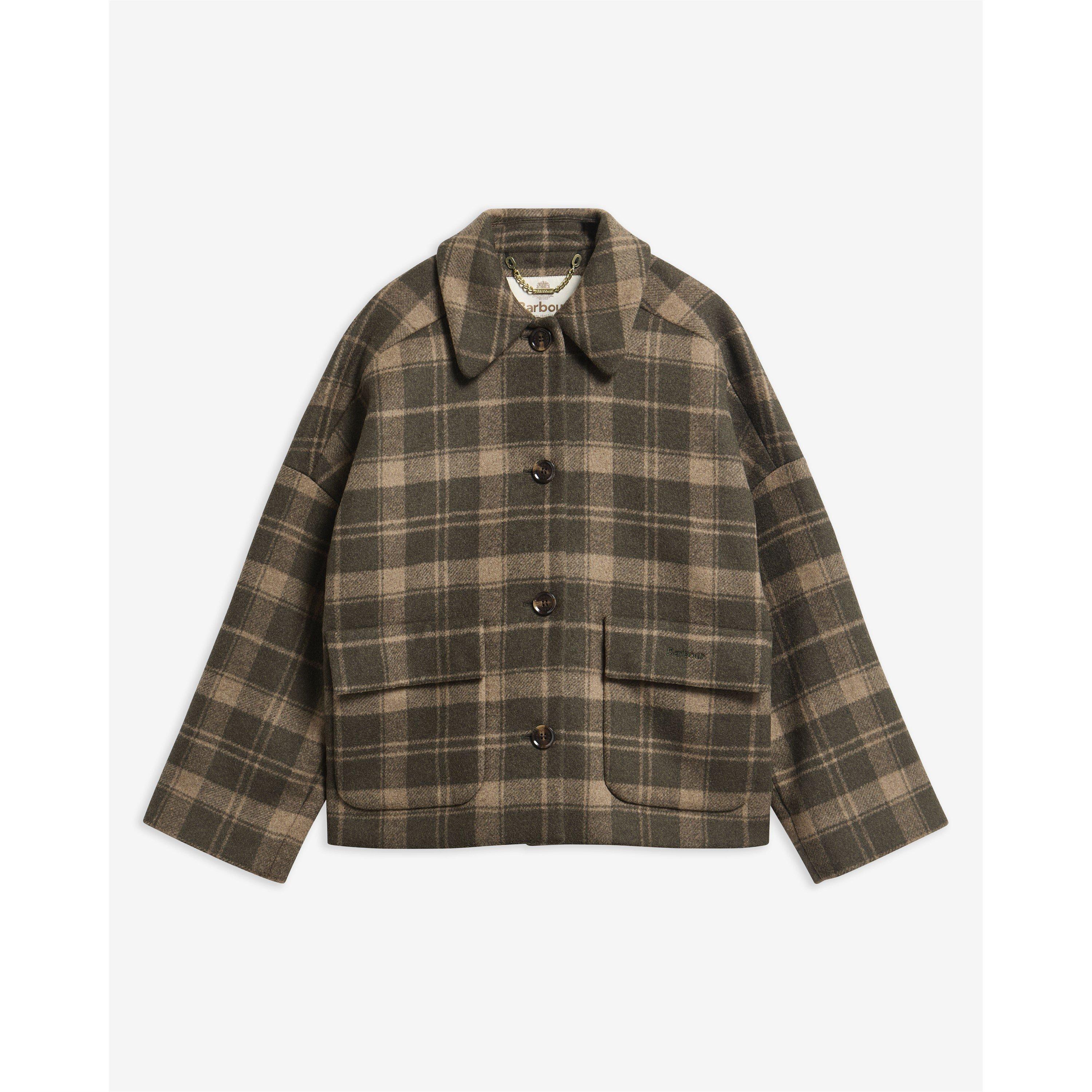 Olv/Bsct Check - Barbour - B.Li Myla Checked Wo Ld64 - 1