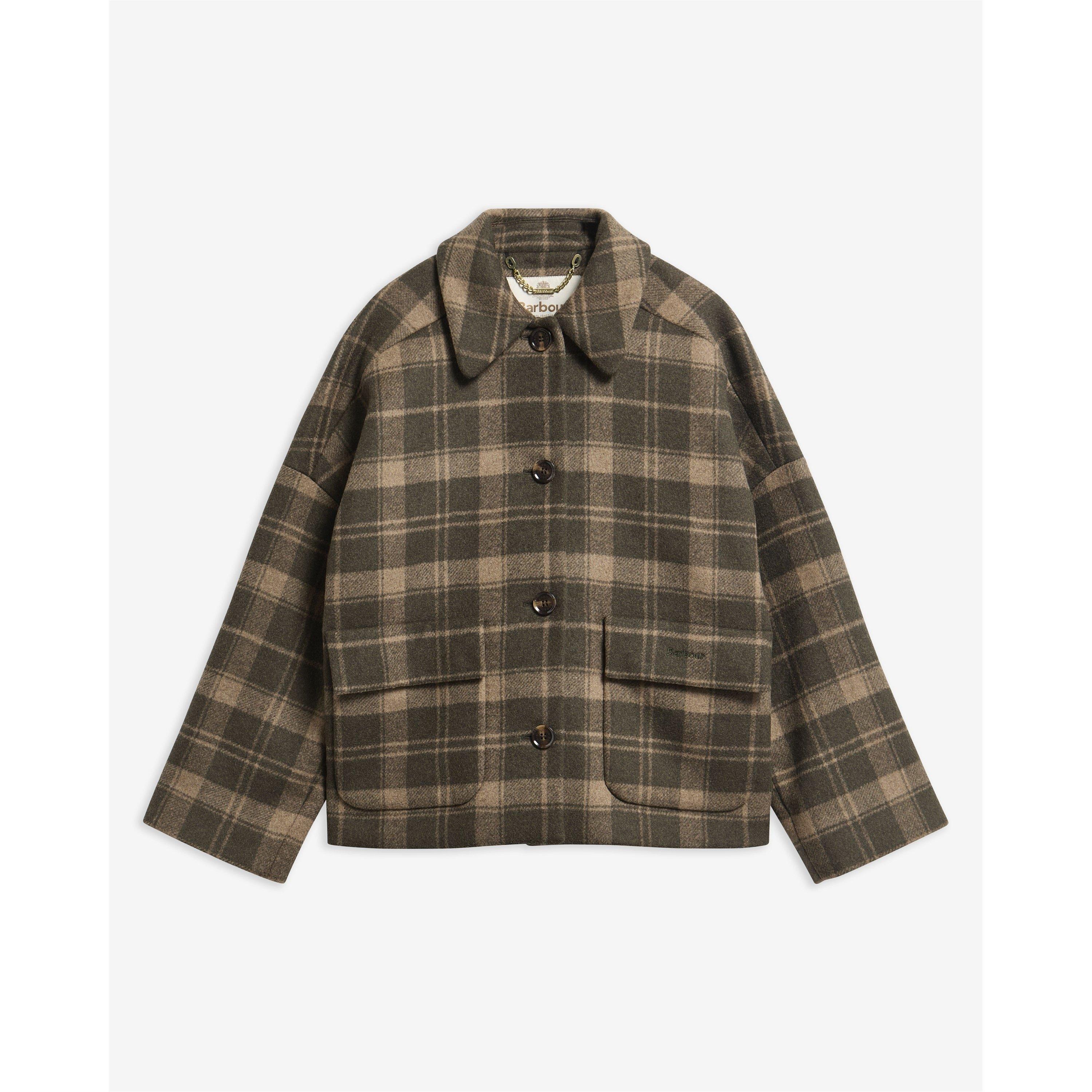 Olv/Bsct Check - Barbour - B.Li Myla Checked Wo Ld64 - 8