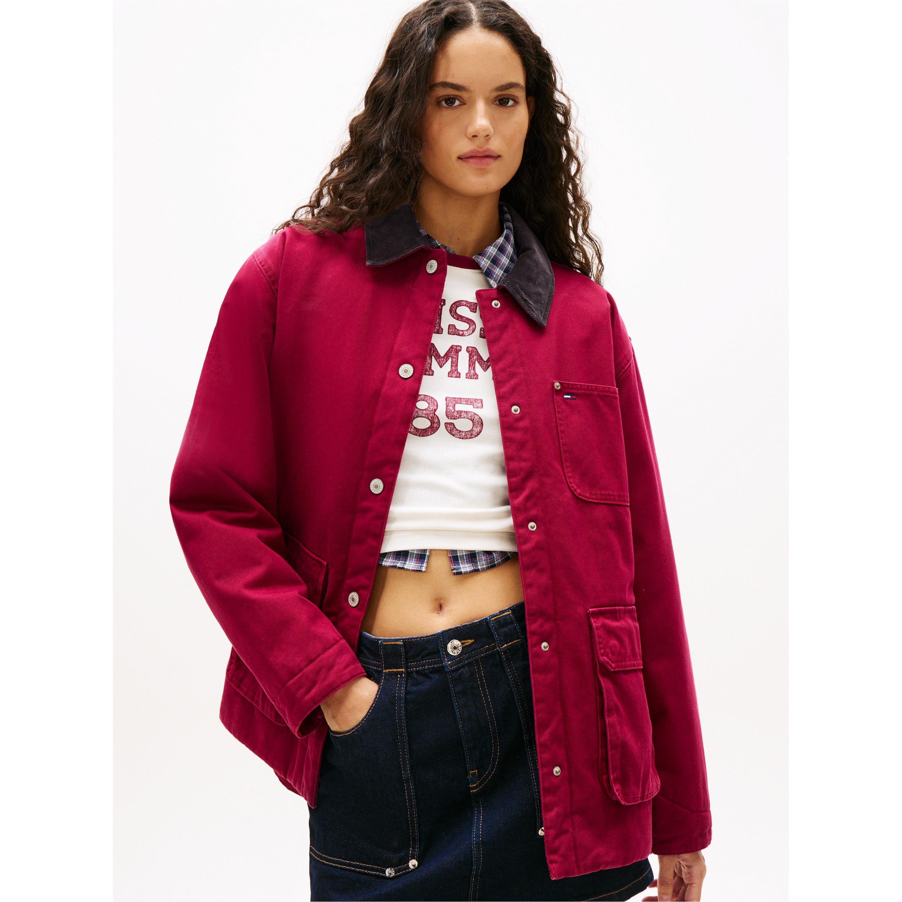 Lavish Cerise - Tommy Jeans - TJ Twill Cord Jkt Ld61 - 2