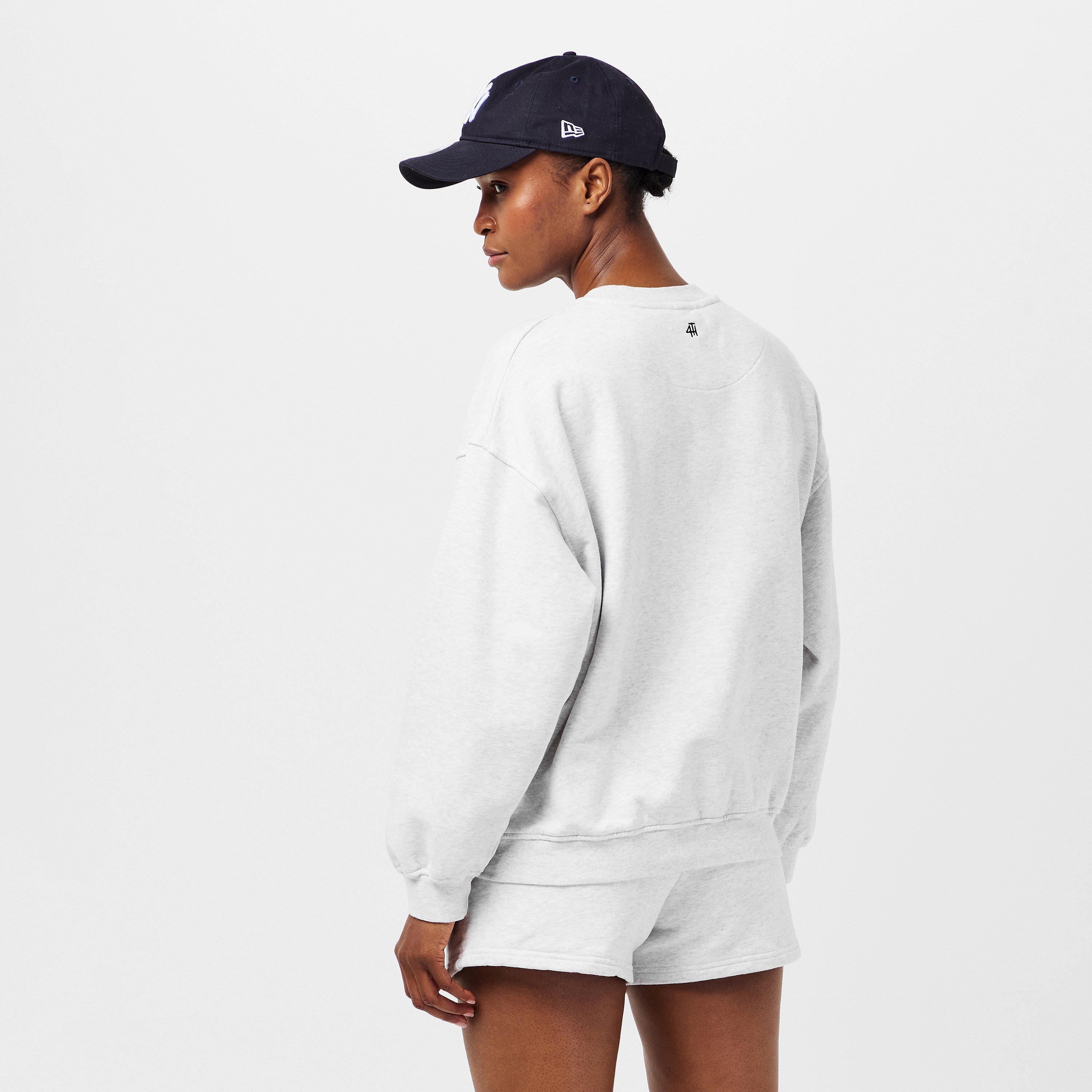 Light Grey - 4th and Reckless - Women's Leon Logo Crew Sweatshirt - 4