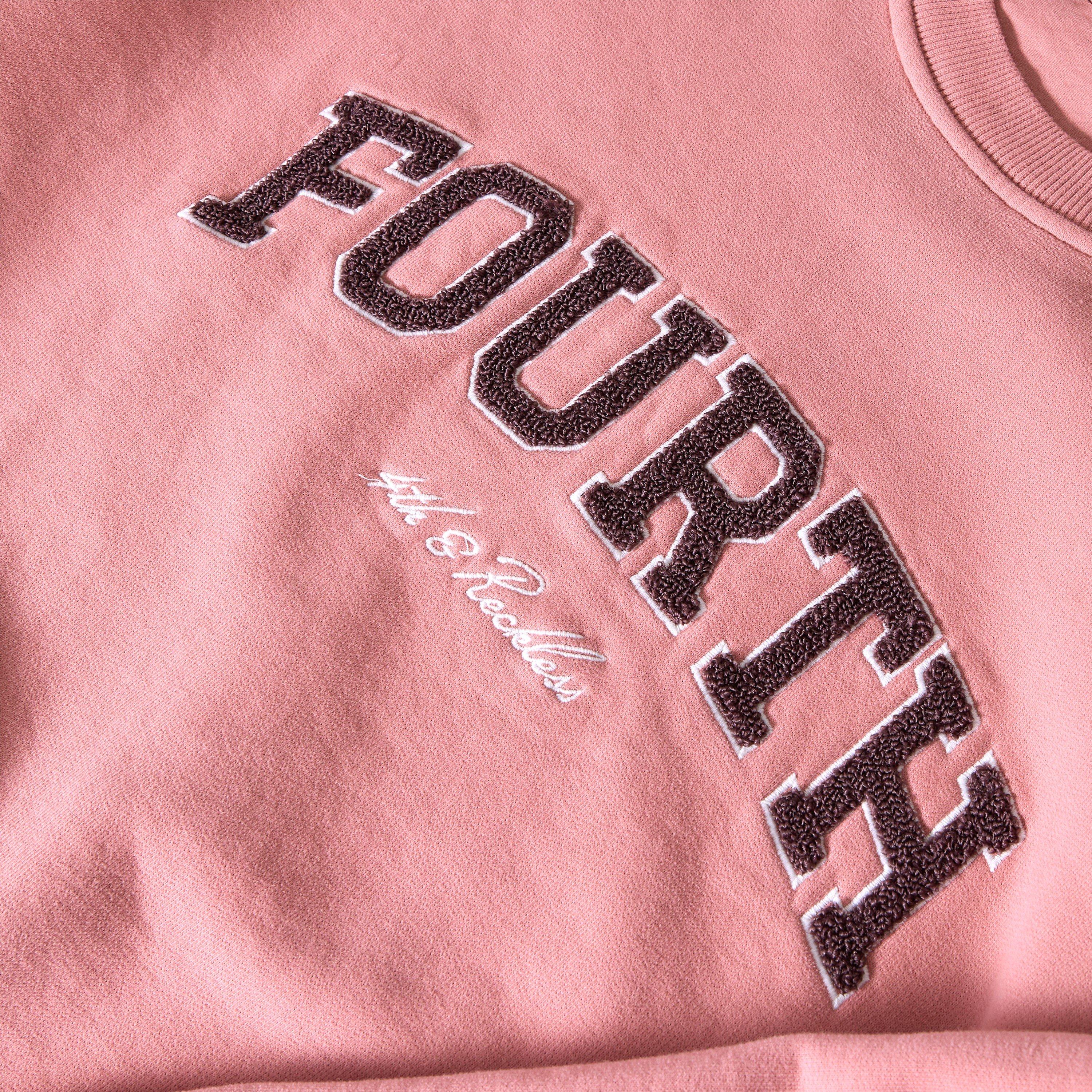 Red - 4th and Reckless - Women's Leon Logo Crew Sweatshirt - 5