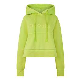 Off White Women's Laundry Hooded Hoodie
