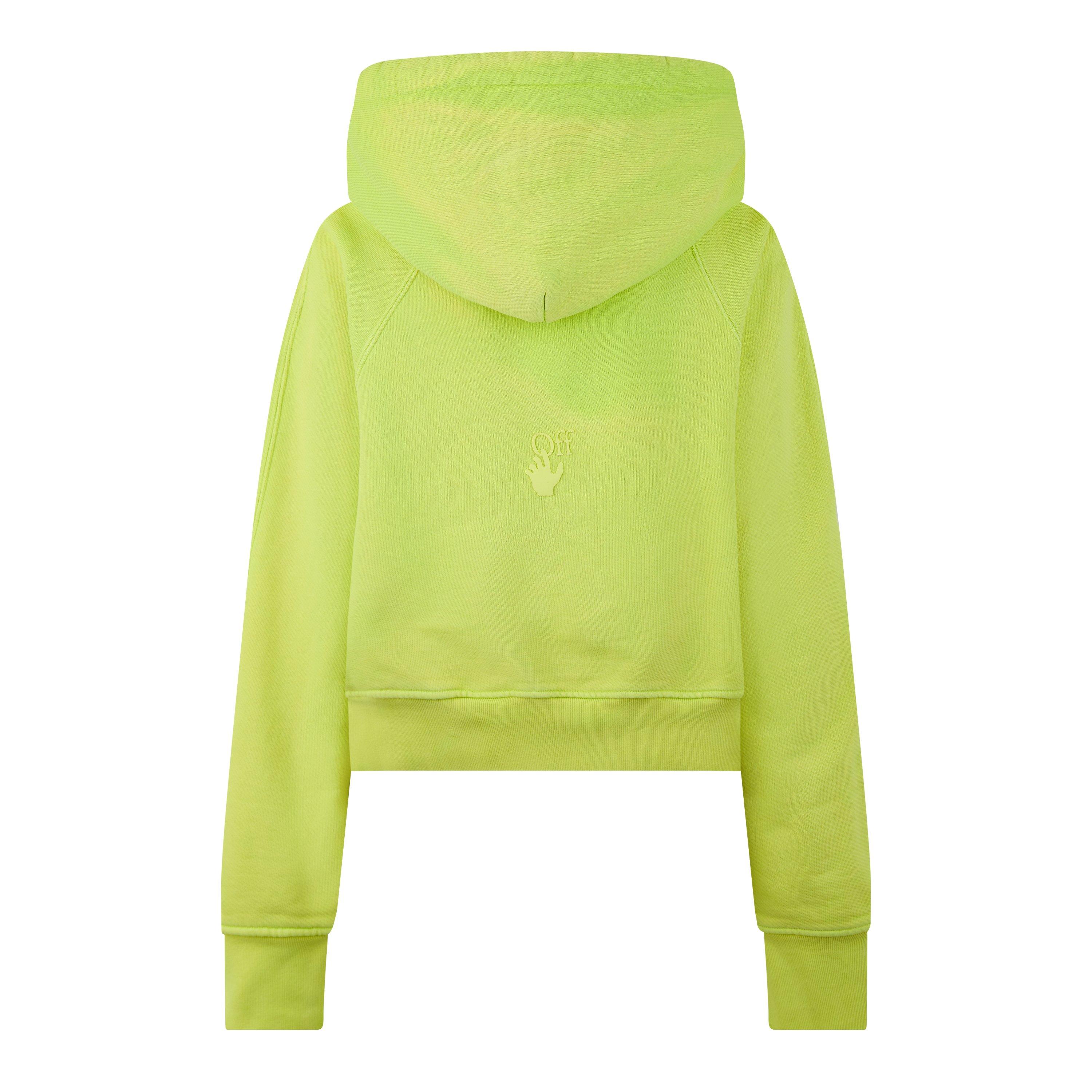 Yellow Fluo - Off White - Women's Laundry Hooded Hoodie - 2