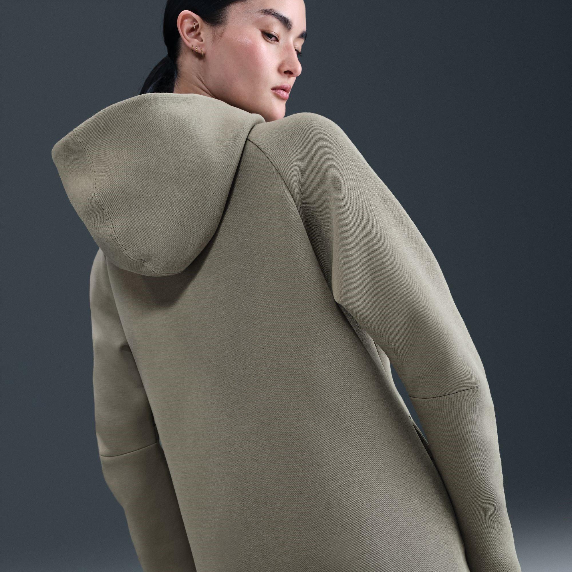 LIGHT ARMY/BLAC - Nike - Women's Tech Fleece Zip Hoodie - 9