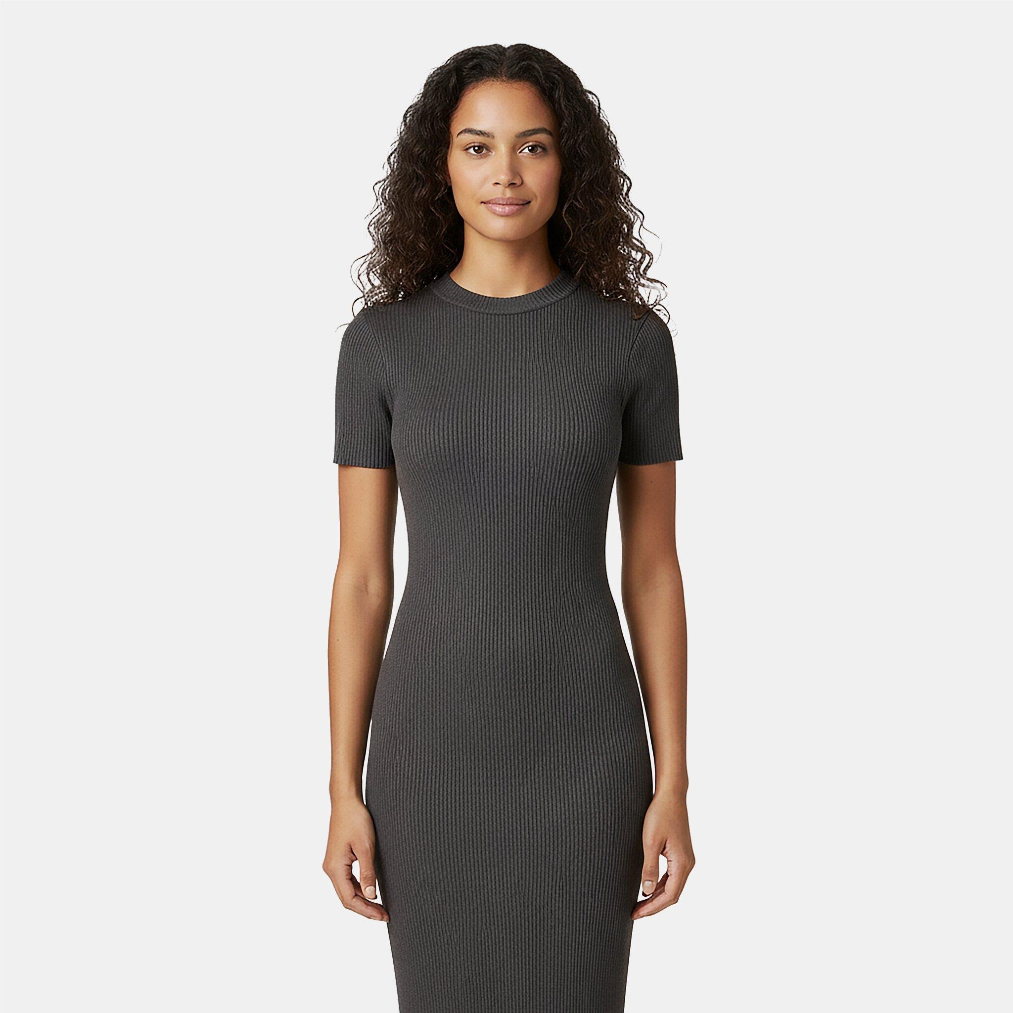 Slate - Jack Wills - Women's TravelRib Maxi Knitted Jumper Dress - 3