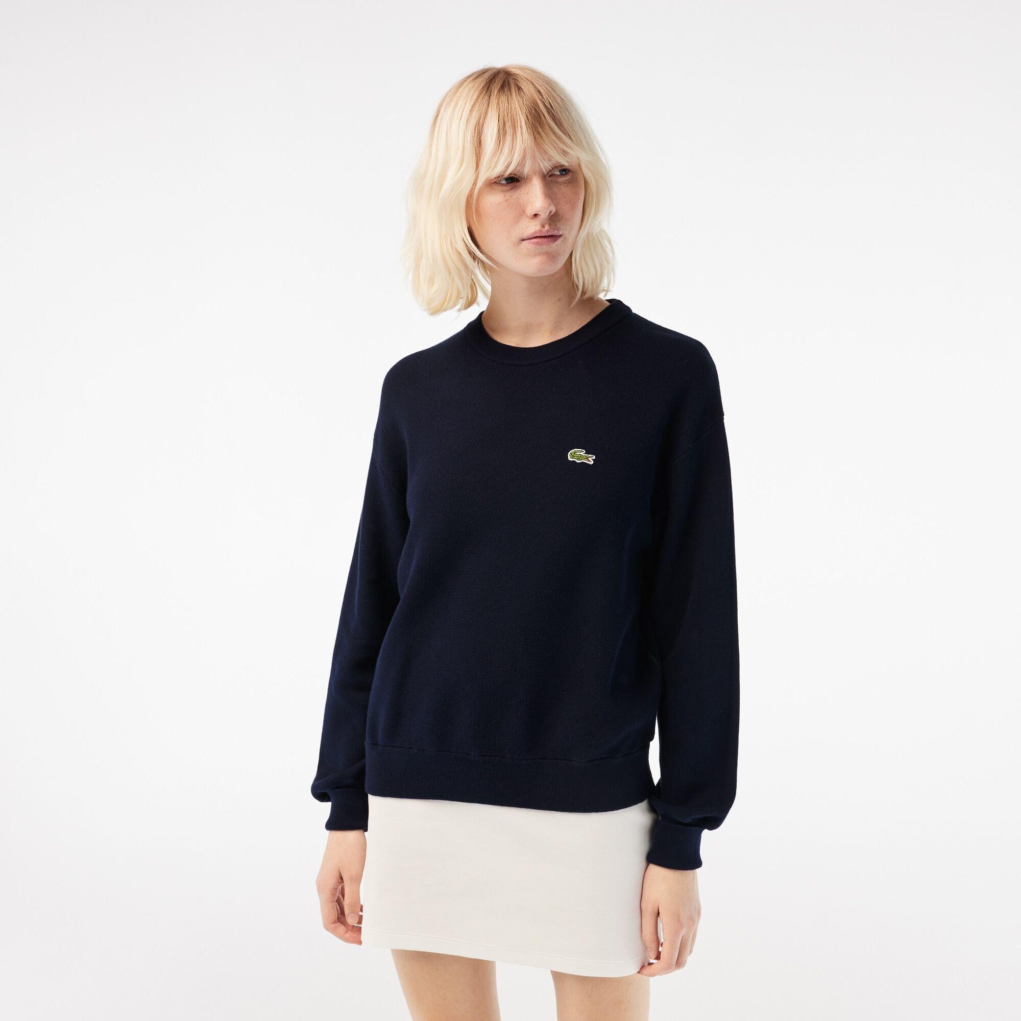 Navy Blue - Lacoste - Crew Sweater - 3