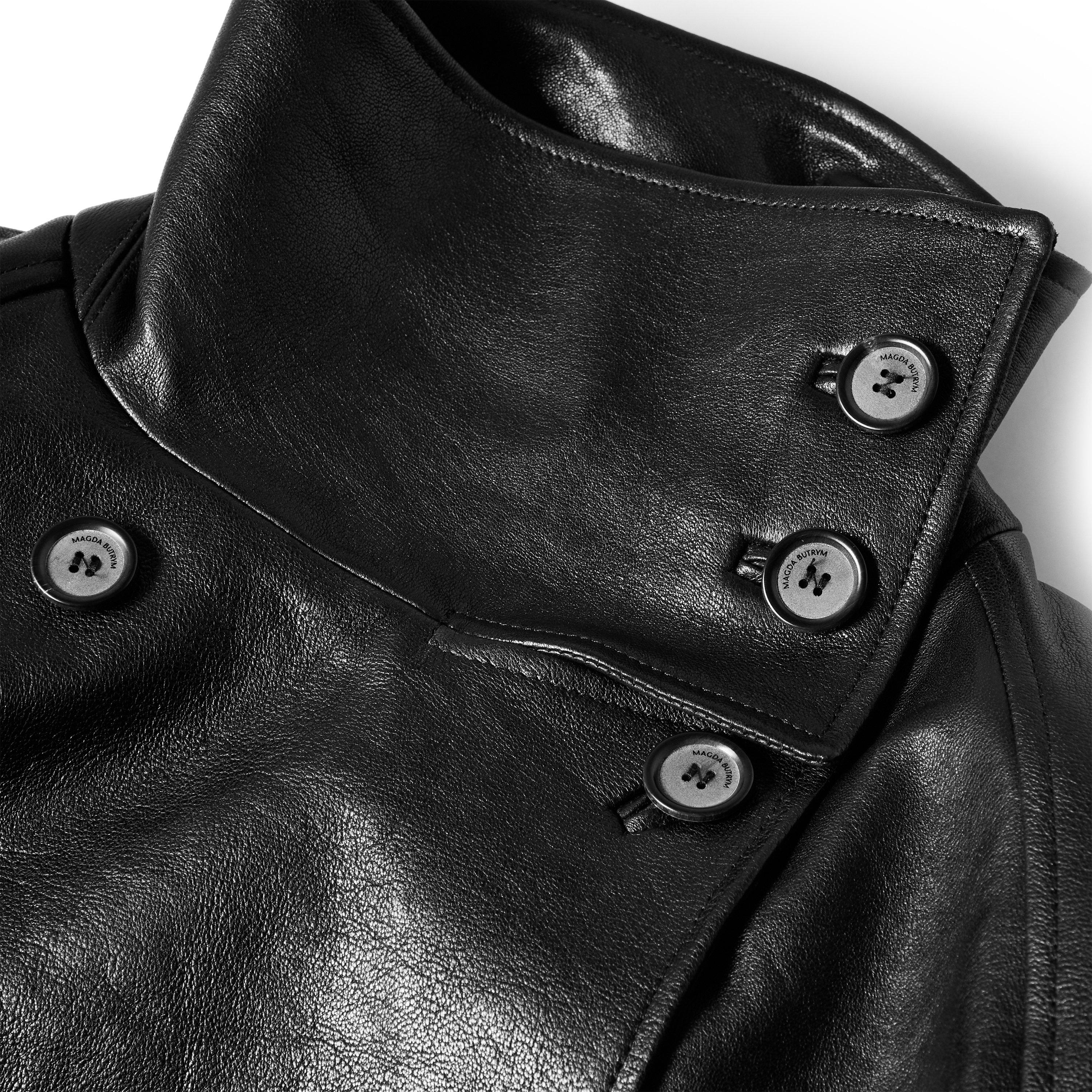 Black - Magda Butrym - Magda Leather 04 Jkt Ld62 - 3