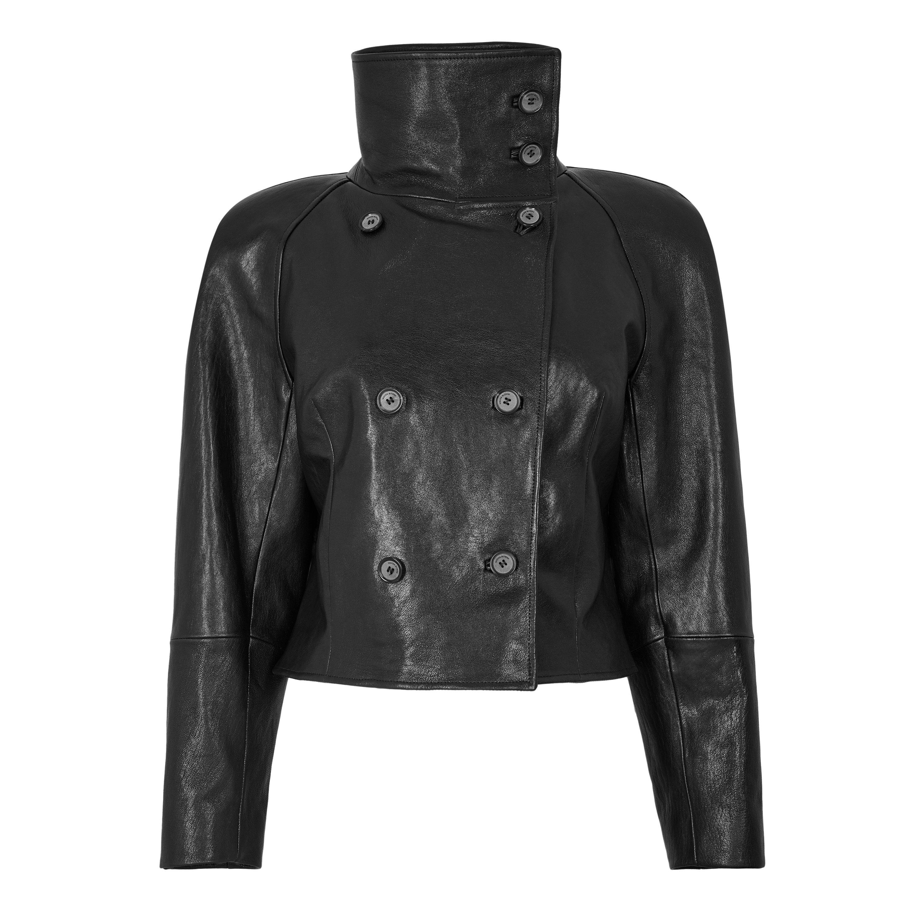 Black - Magda Butrym - Magda Leather 04 Jkt Ld62 - 4