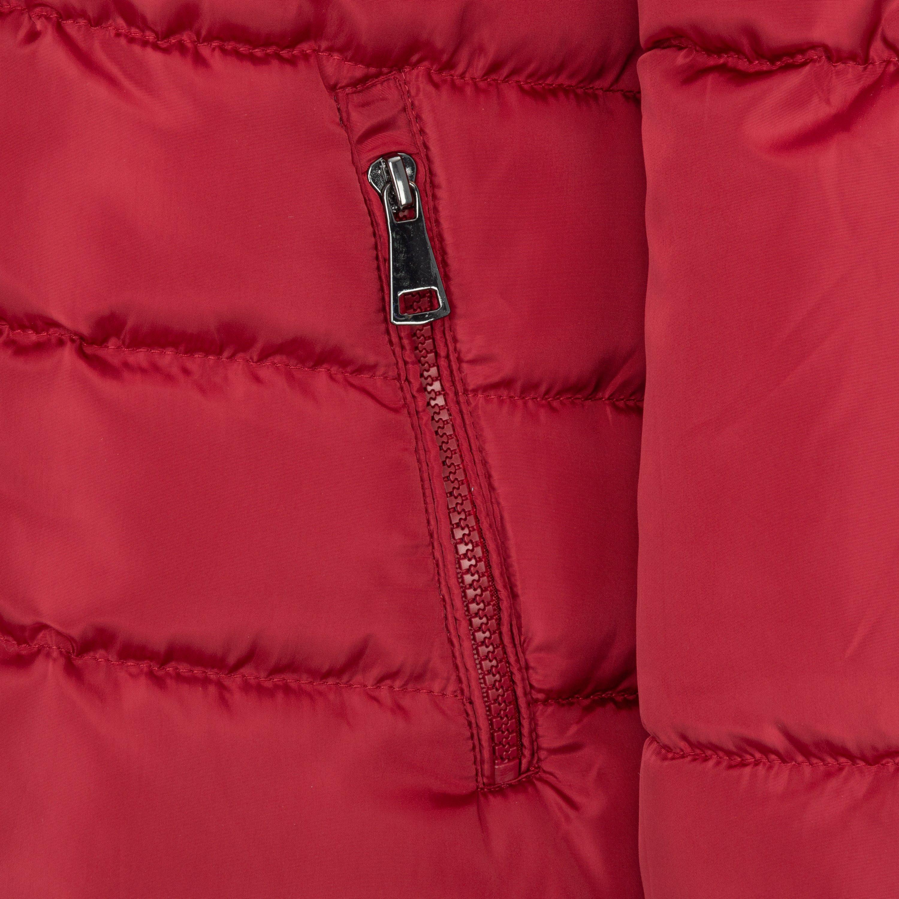 Burgundy - I Saw It First - Women's ISIF Detachable Hood Fur Trim Sherpa Lined Parka - 4