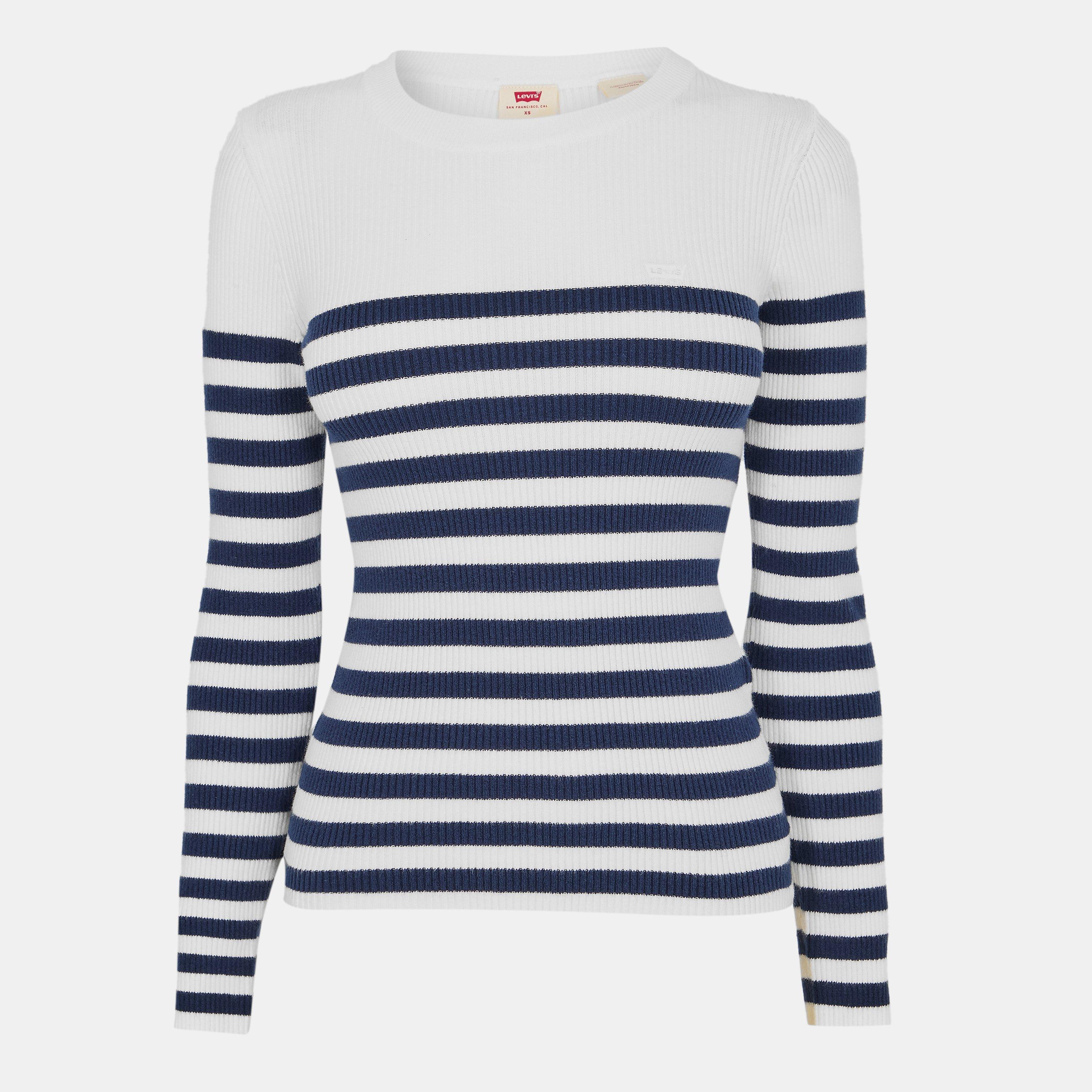 Adrienne Stripe - Levis - Women's Rib Crew Knitted Top - 1