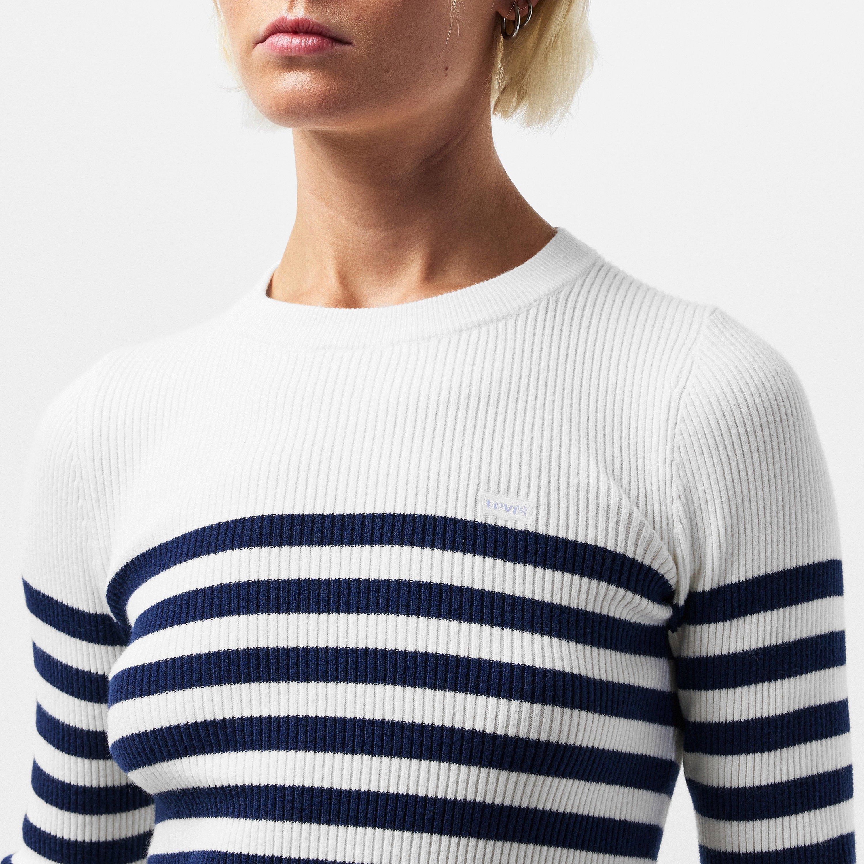 Adrienne Stripe - Levis - Women's Rib Crew Knitted Top - 5
