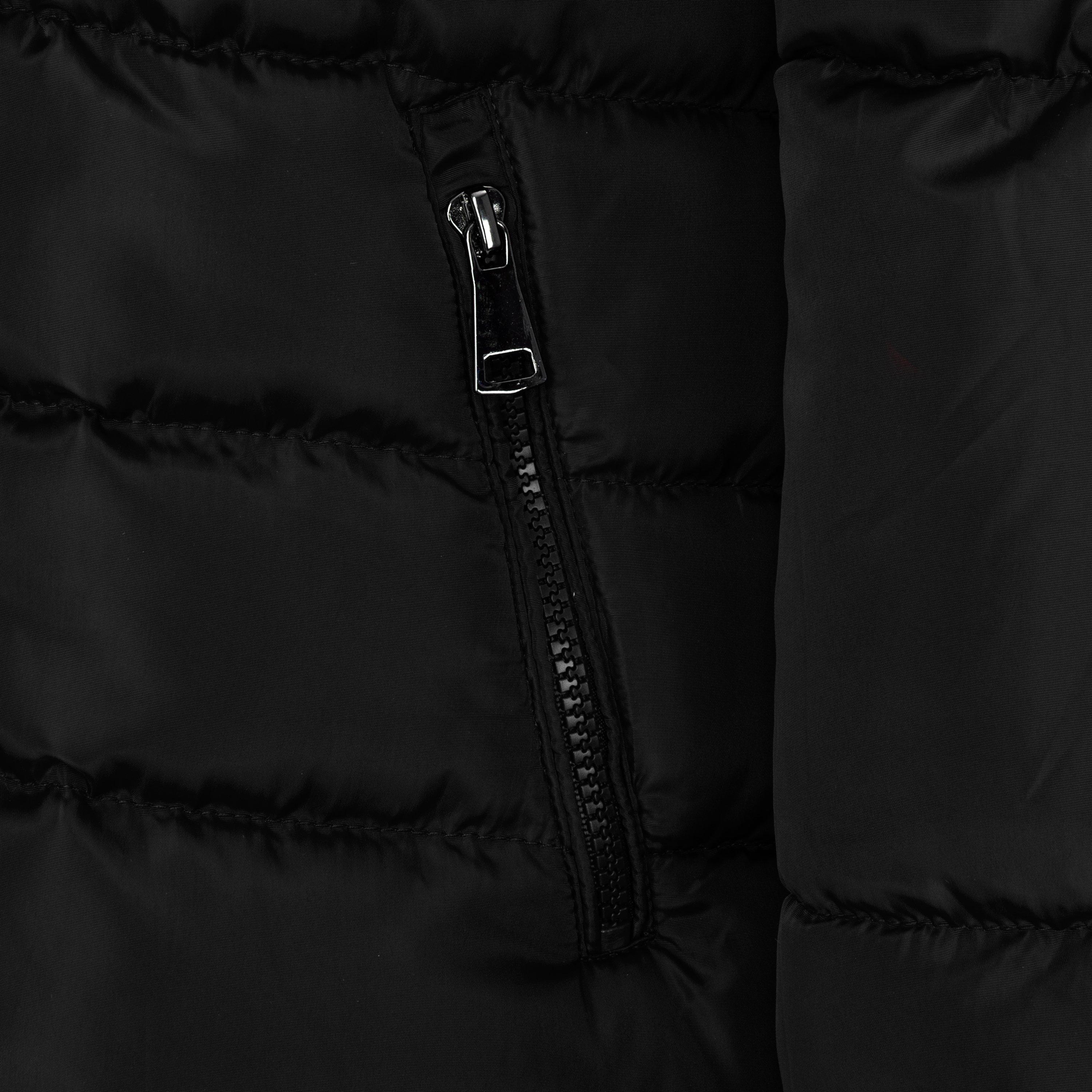 Zwart - I Saw It First - ISIF Detachable Hood Sherpa Lined Knee Length Parka - 4